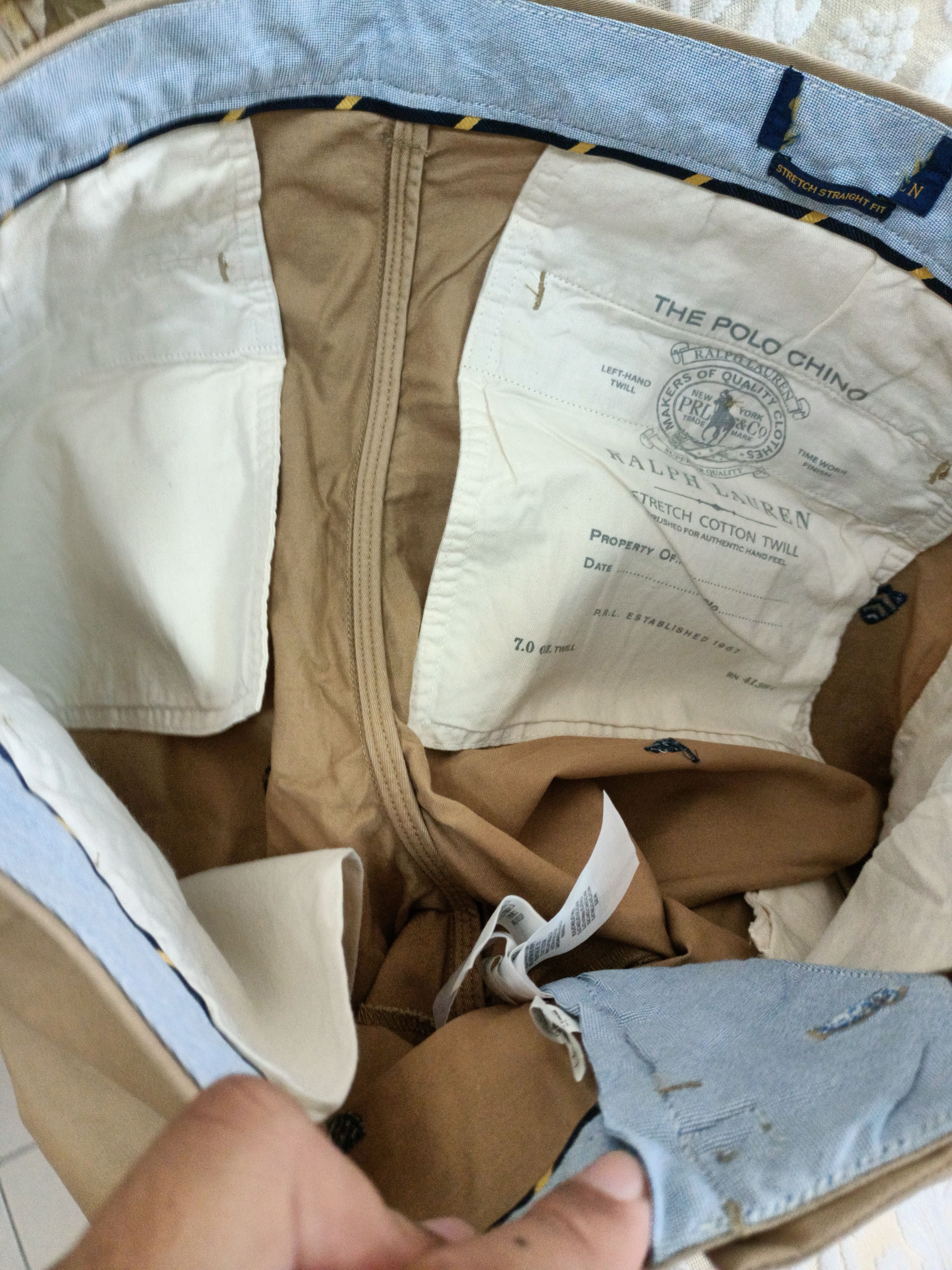 Polo Ralph Lauren Polo Ralph Lauren Chino Stretch Straight Fit Size US 36 / EU 52 - 9 Thumbnail