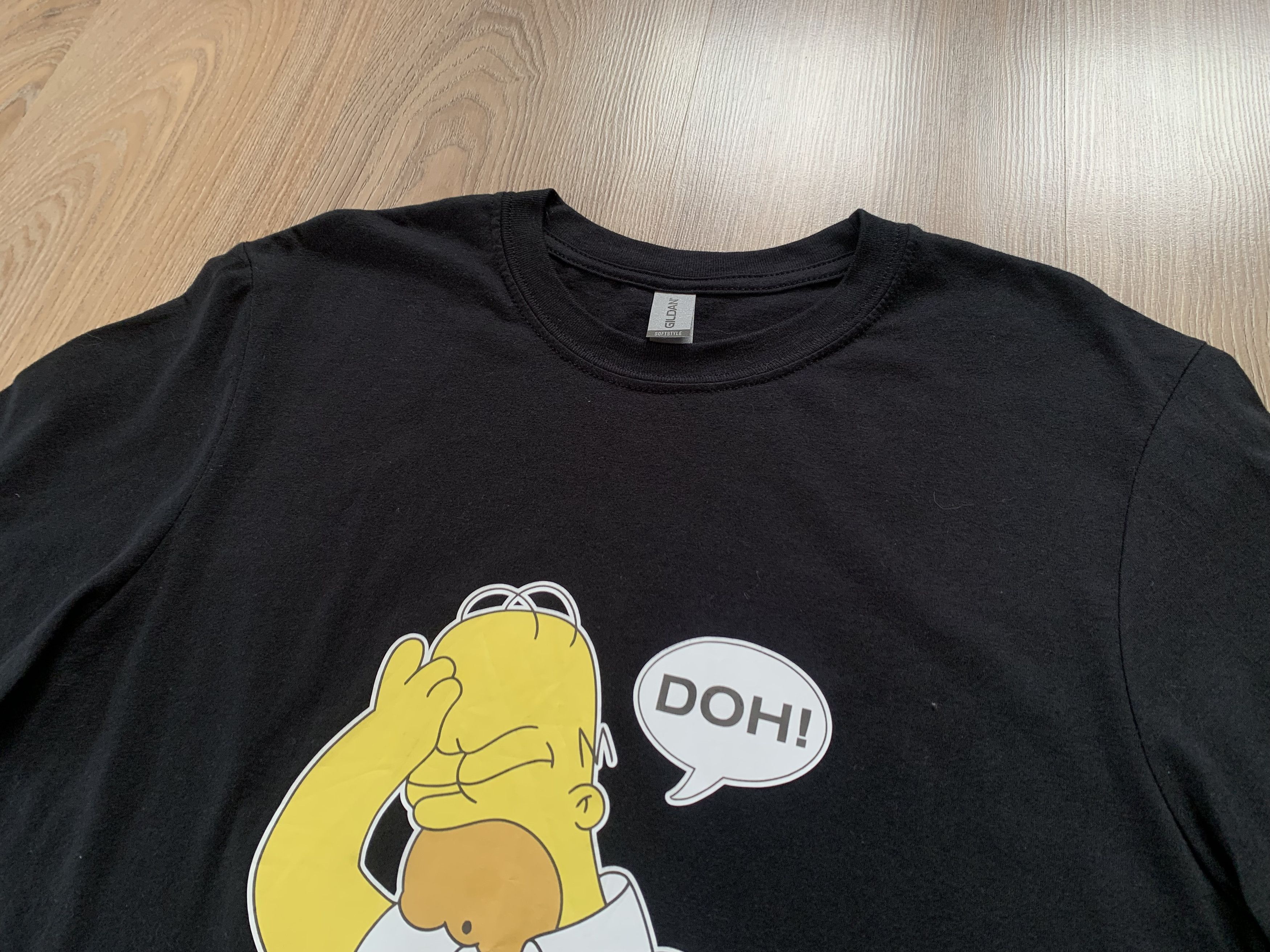 Gildan Gildan Homer Simpson "DOH" Printed Cotton T-Shirt Size US M / EU 48-50 / 2 - 4 Thumbnail