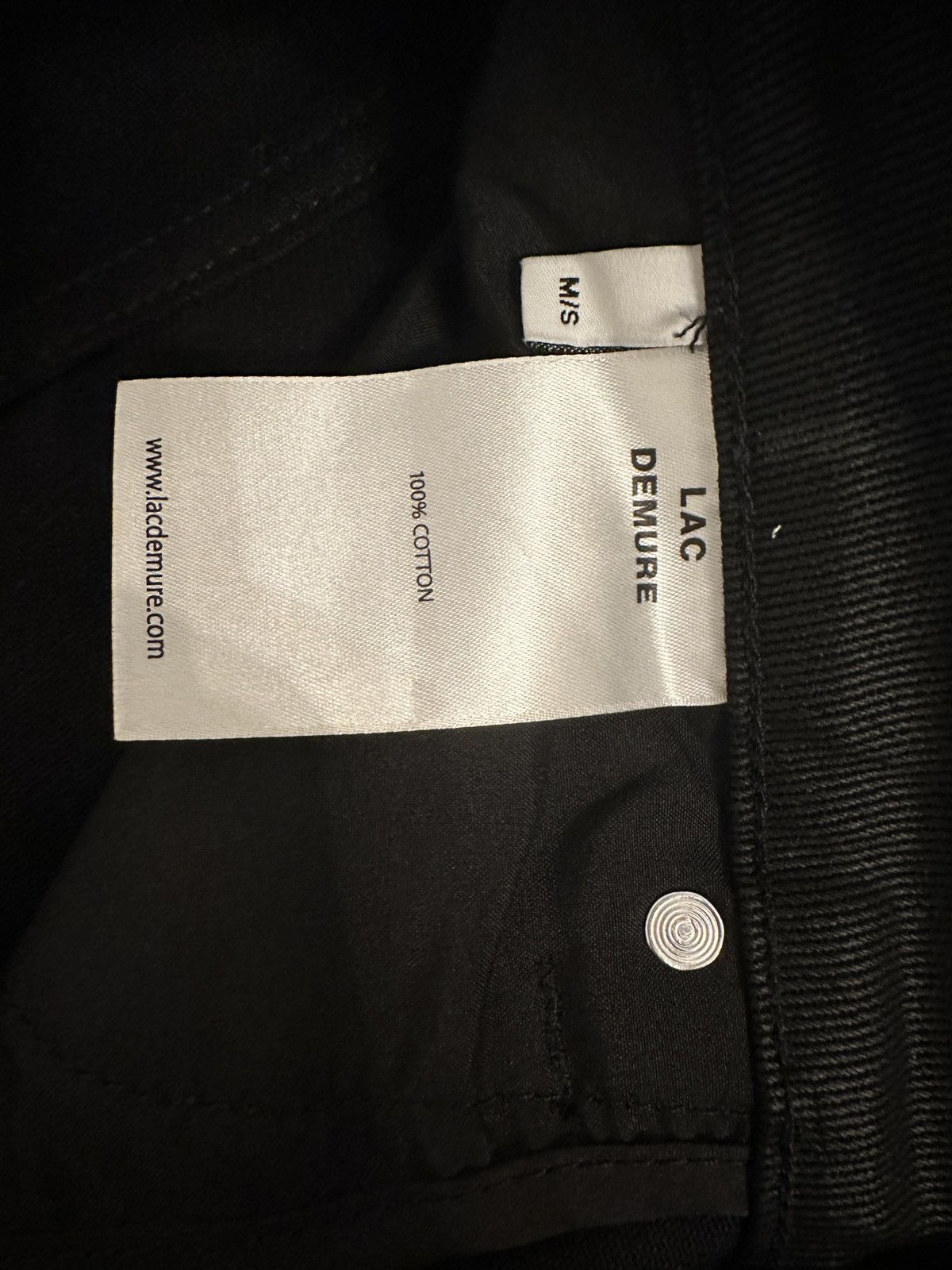 Lac Demure Darius waxed baggy jeans Size US 33 - 6 Thumbnail