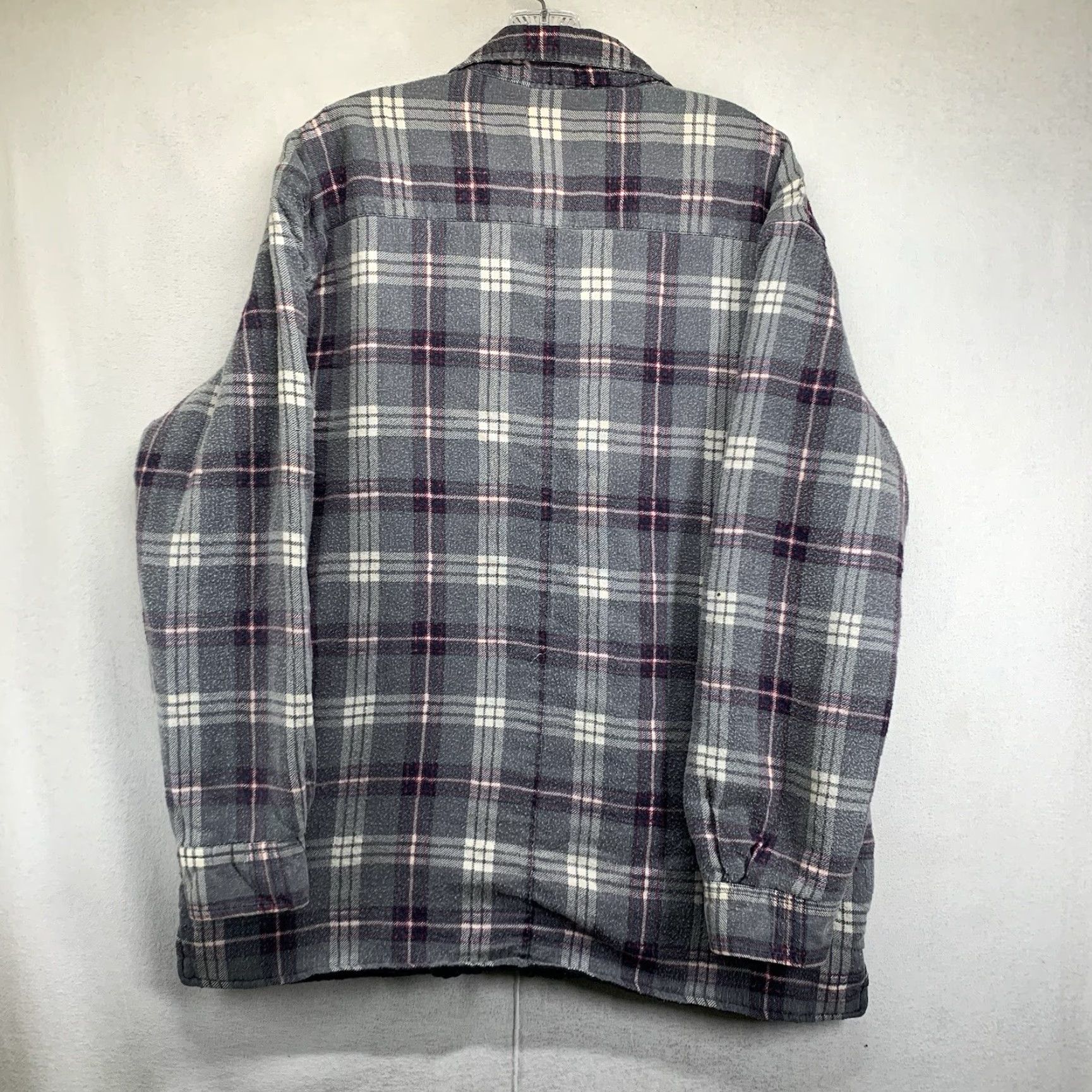 Dickies VINTAGE Dickies 90s Plaid Quilt Lined Jacket Men Large Gray All Seasons Casual Outdoor Size US L / EU 52-54 / 3 - 3 Thumbnail