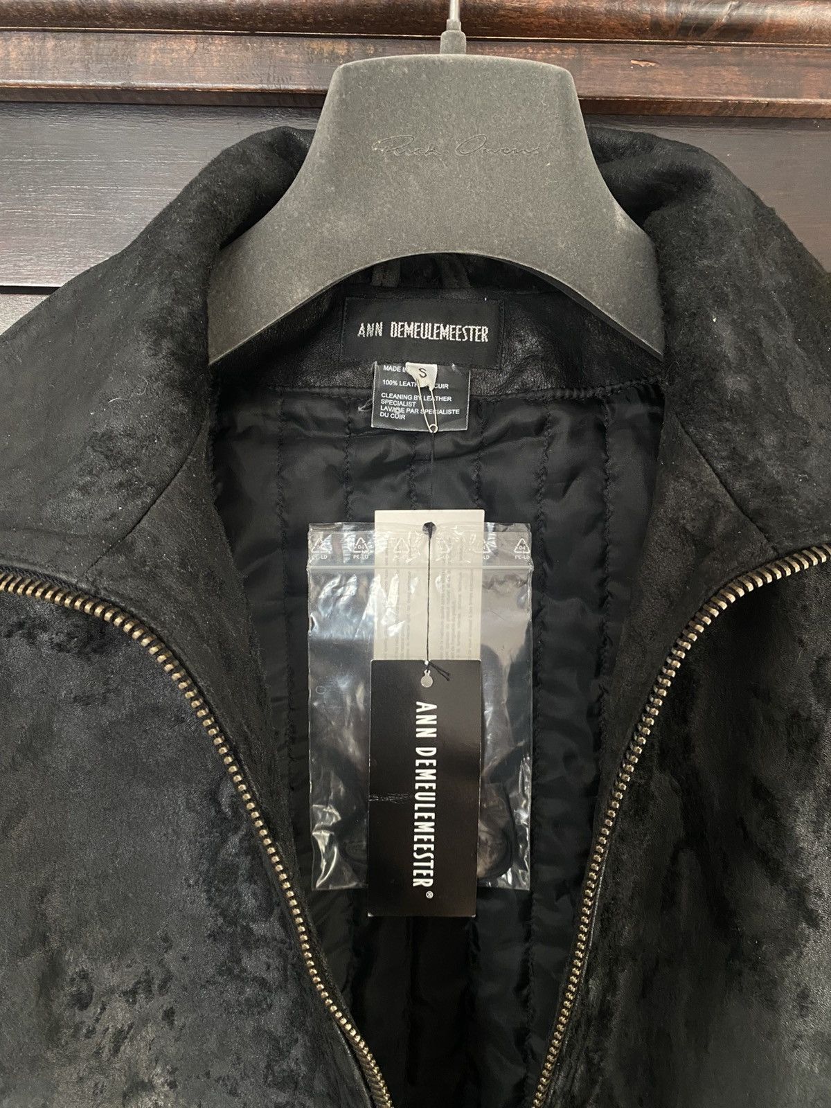 Ann Demeulemeester Ann Demeulemeester FW2002 distressed lamb leather jacket Size US S / EU 44-46 / 1 - 4 Thumbnail