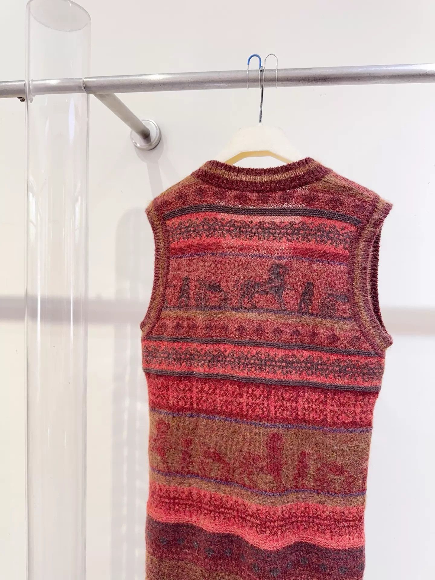 Hermes Hermes Cashmere Dress 36 (Bust 86-96, Length 95) Size XS / US 0-2 / IT 36-38 - 7 Thumbnail