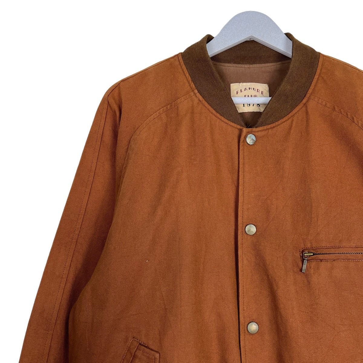 Japanese Brand 🔥 VINTAGE FLANDRE CLUB BOMBER JACKET Size US M / EU 48-50 / 2 - 6 Thumbnail