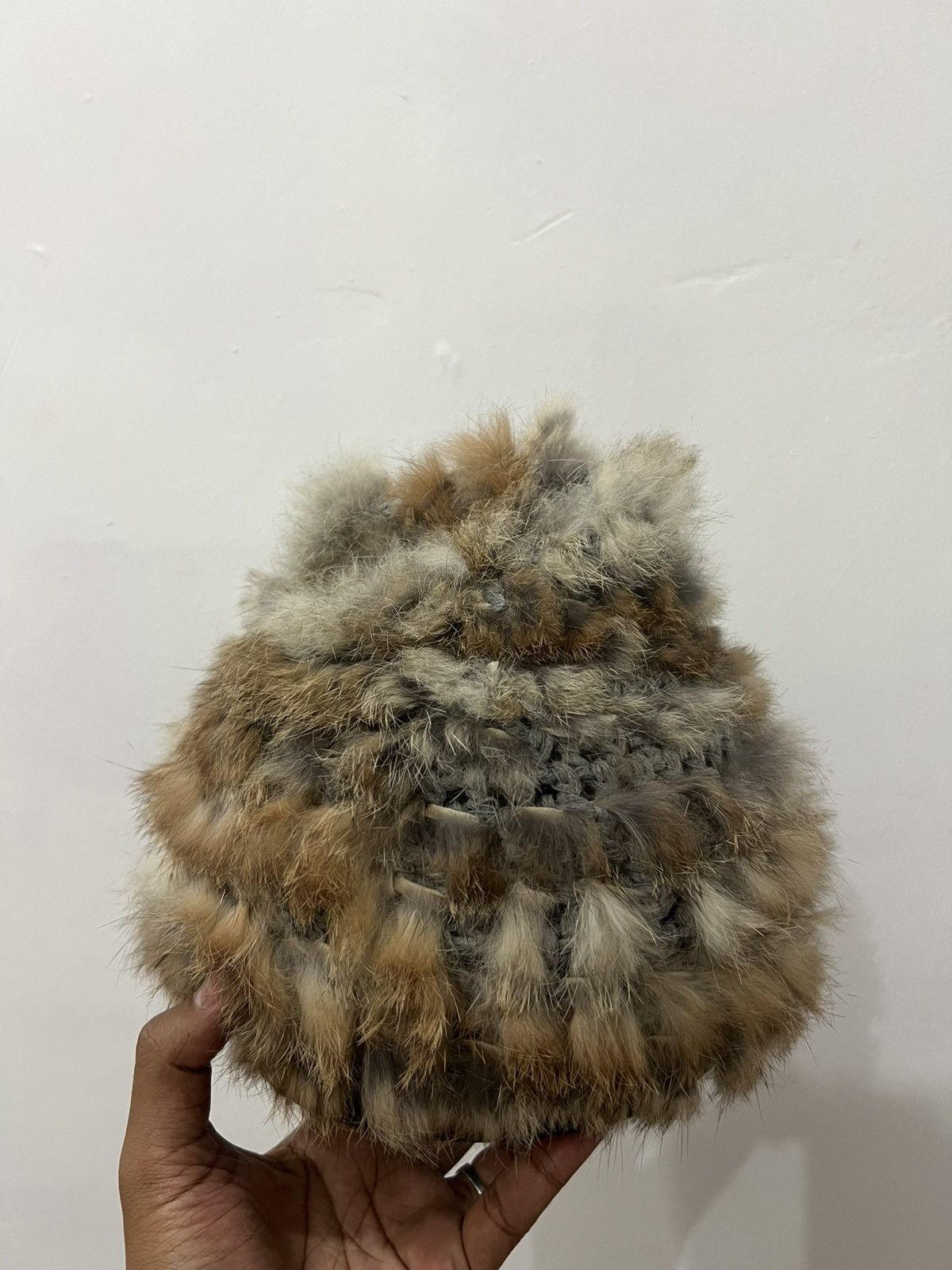 Japanese Brand Mohair Faux Fur Hat Size ONE SIZE - 3 Thumbnail
