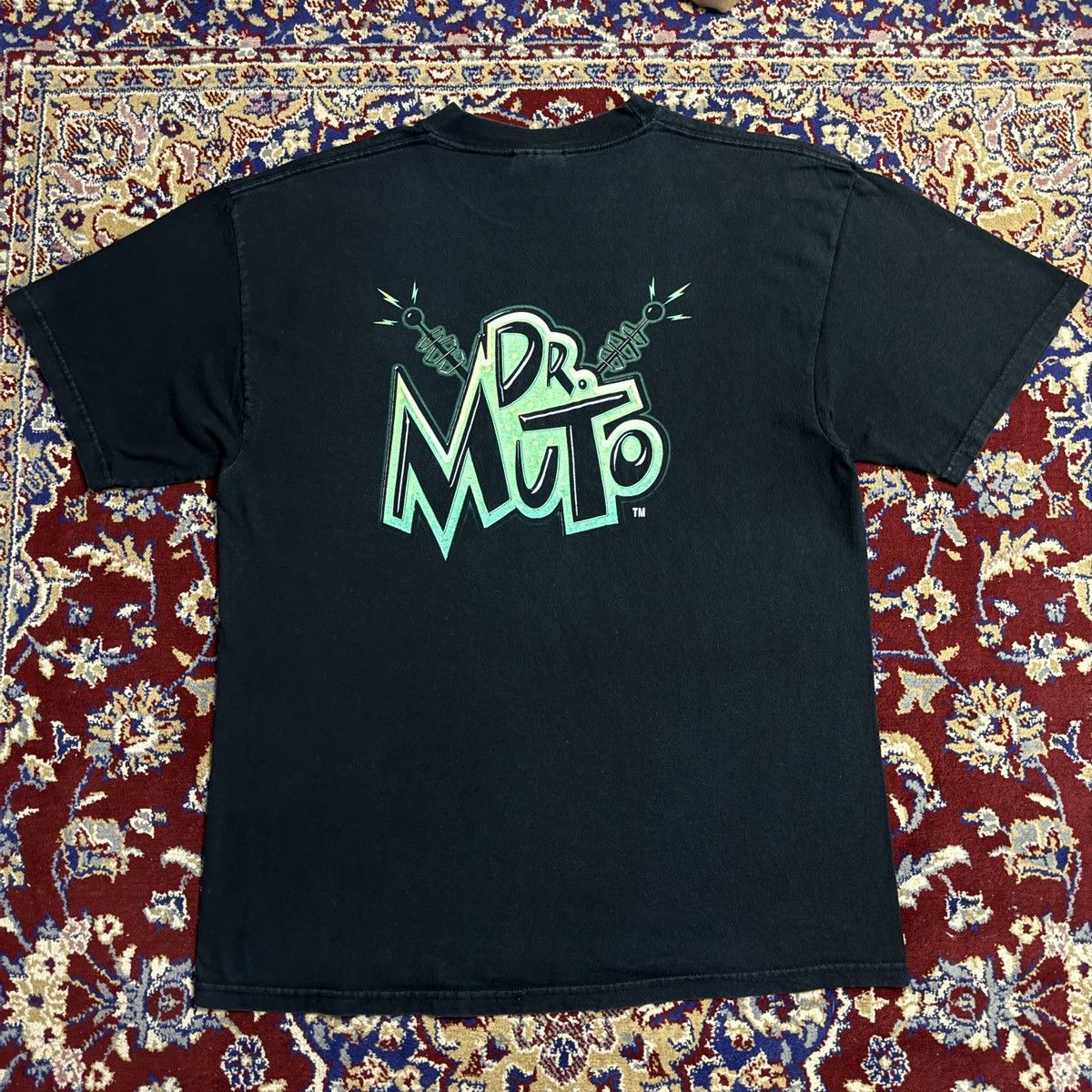 Playstation Vintage 2002 Dr. Muto Midway video game promo tee xbox 2000s Size US L / EU 52-54 / 3 - 3 Thumbnail