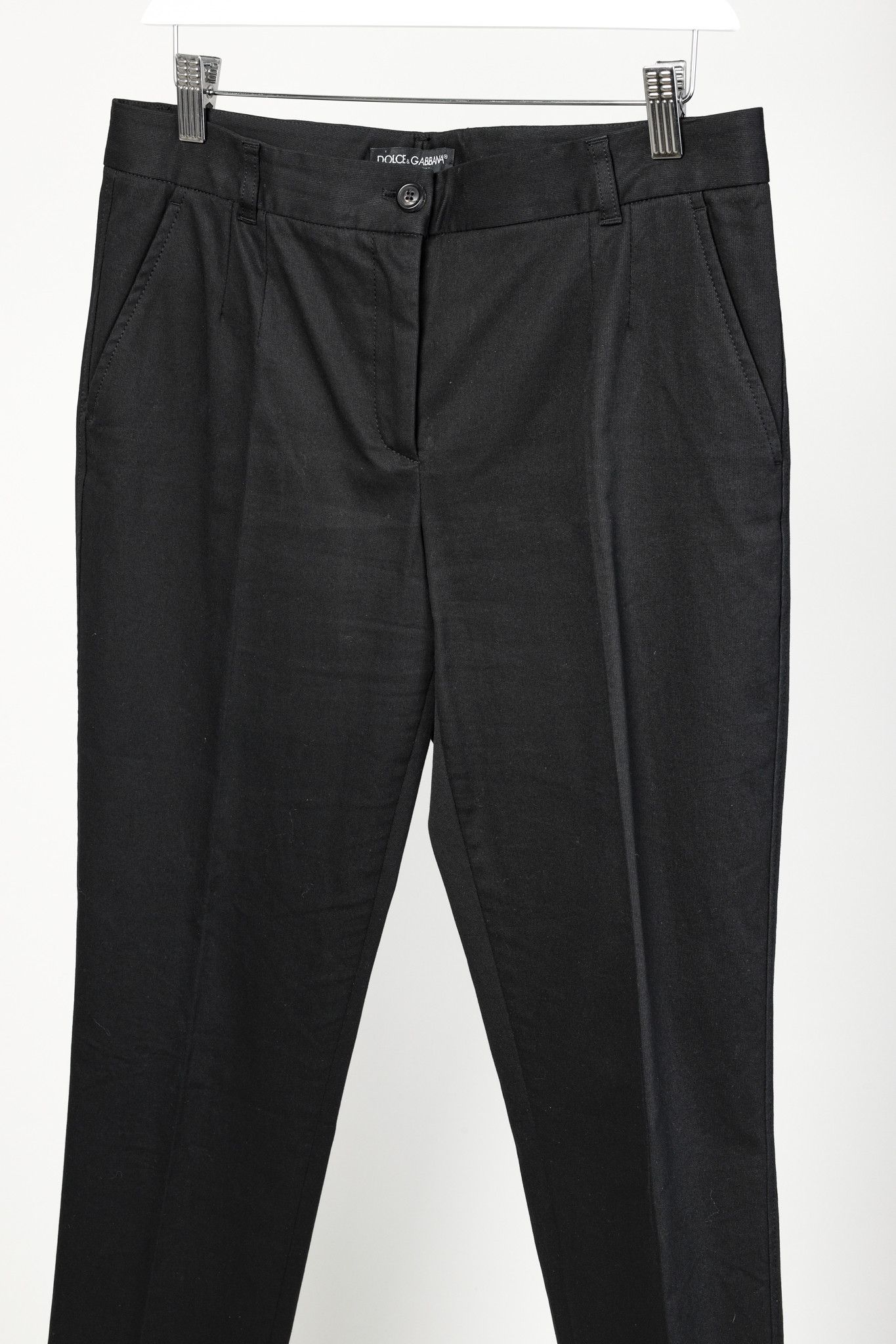 Dolce & Gabbana Dolce & Gabbana Black Chino Pants Size US 32 / EU 48 - 3 Thumbnail