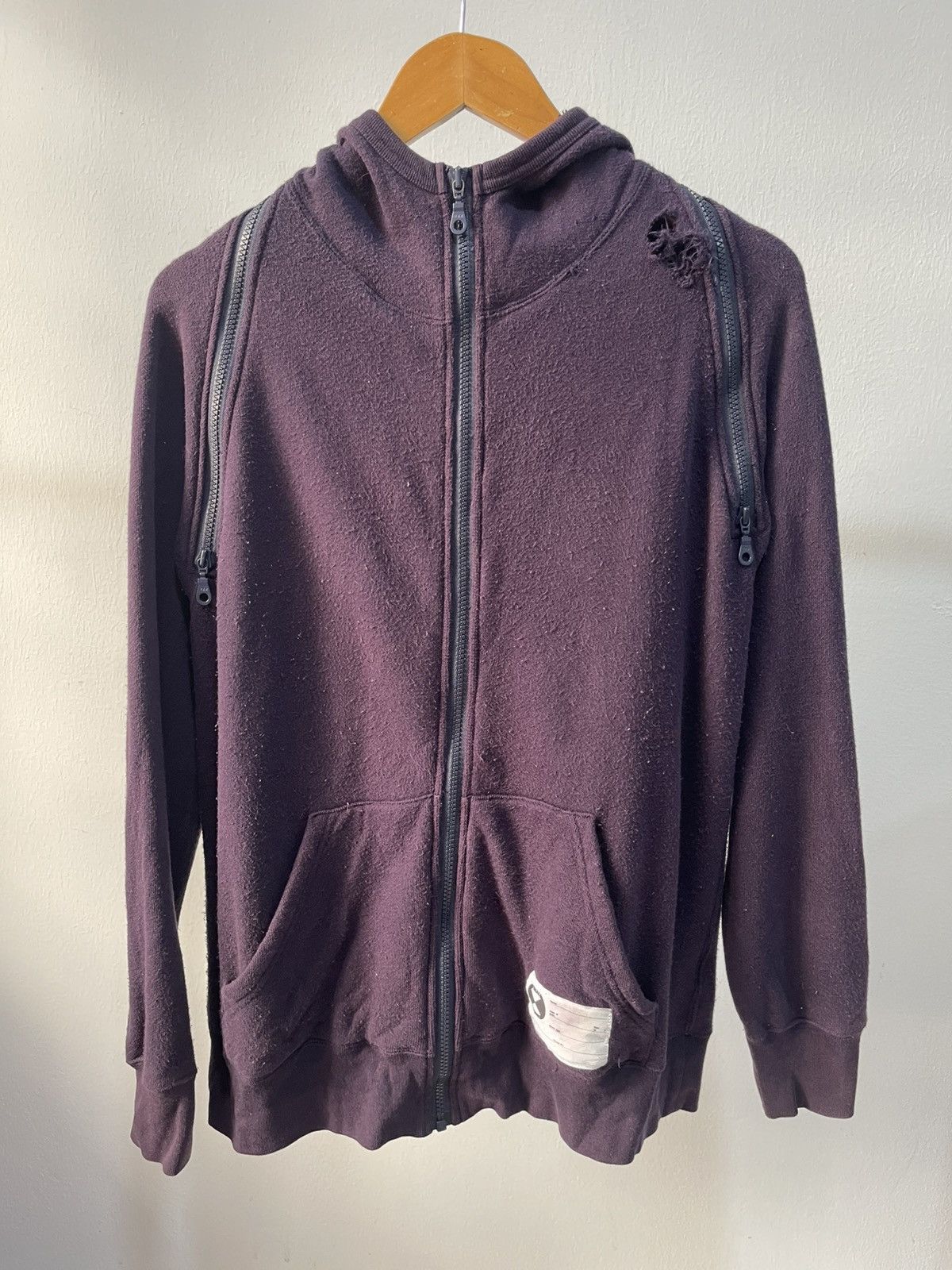 Final Home 90s Final Home Distressed Zipper Hoodie A2 Size US M / EU 48-50 / 2 - 3 Thumbnail