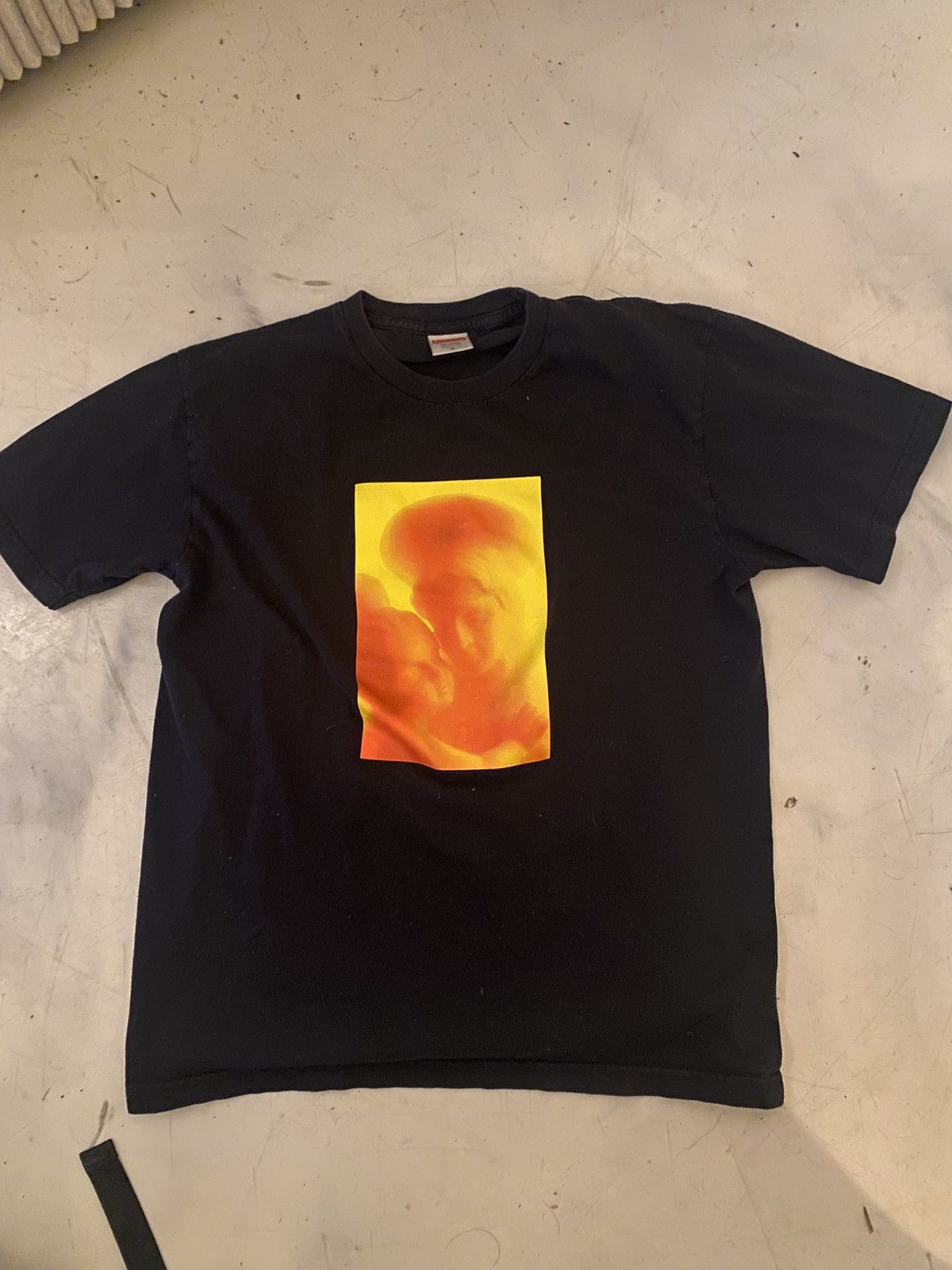 Designer Japanese Brand Supreme Archive Supreme Madonna and Child Tee black Grailed