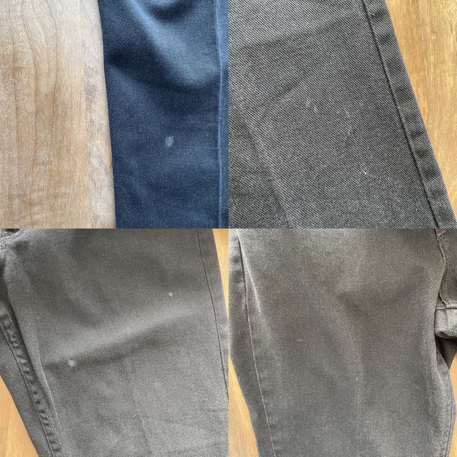 Vintage VINTAGE OshKosh B'gosh Jeans Mens 29x31 Black Denim Talon Zipper Workwear Painter Pant Size US 29 - 9 Thumbnail
