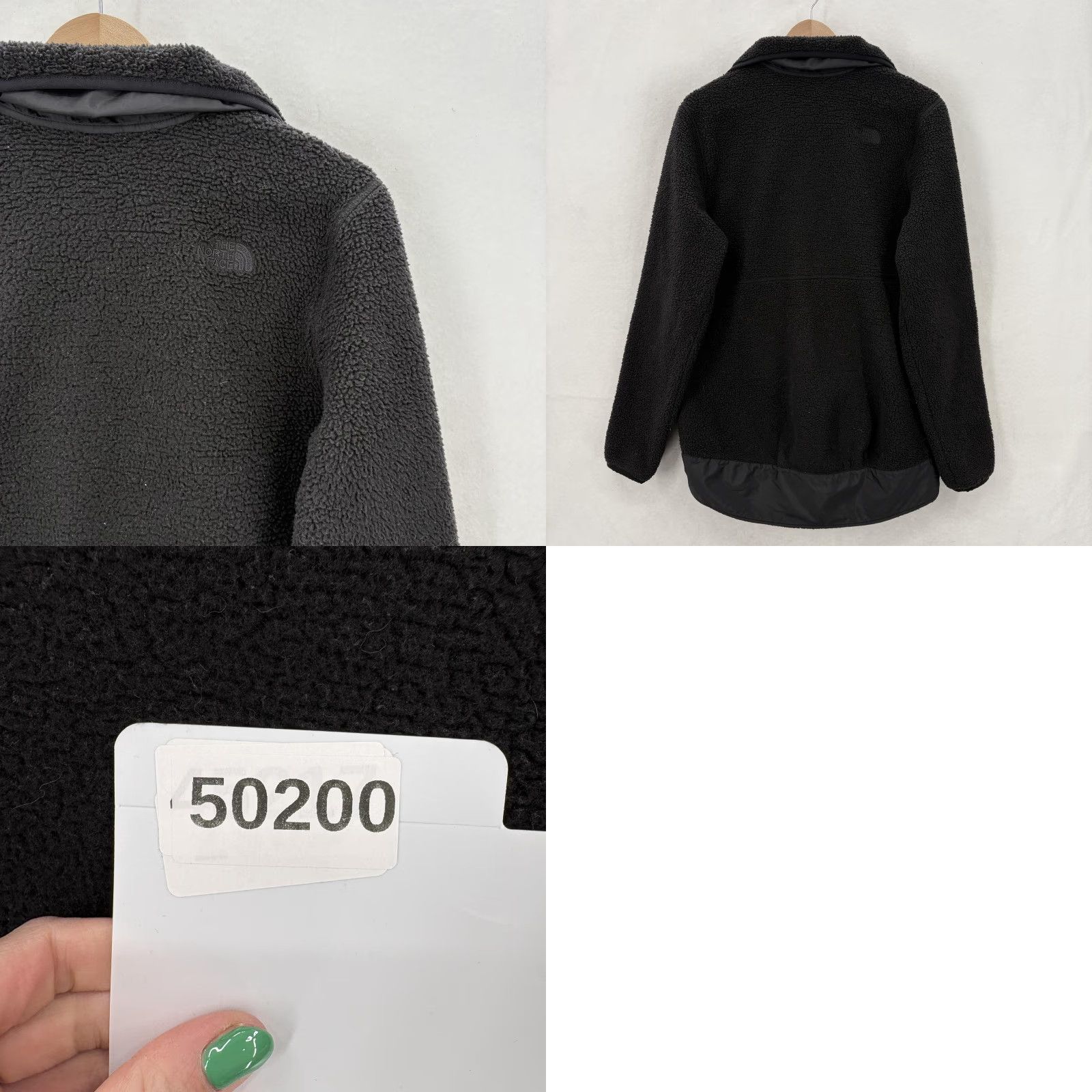 The North Face The North Face Fleece Jacket Womens S Black Full Zip Pockets Warm Sherpa Jacket Size S / US 4 / IT 40 - 9 Thumbnail
