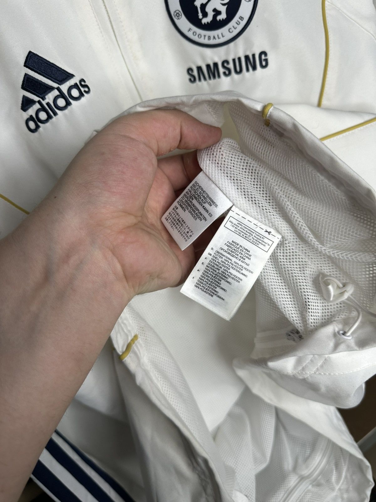 Adidas Vintage Adidas Chelsea FC Football Track Jacket Size S/M Size US M / EU 48-50 / 2 - 12 Thumbnail