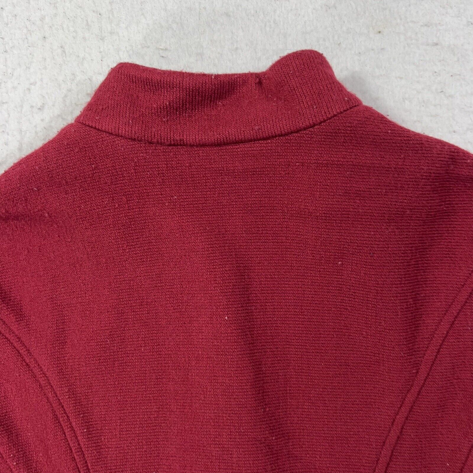 Coldwater Creek Coldwater Creek Knit Jacket Button Front Burgundy Acrylic Size M / US 6-8 / IT 42-44 - 6 Thumbnail
