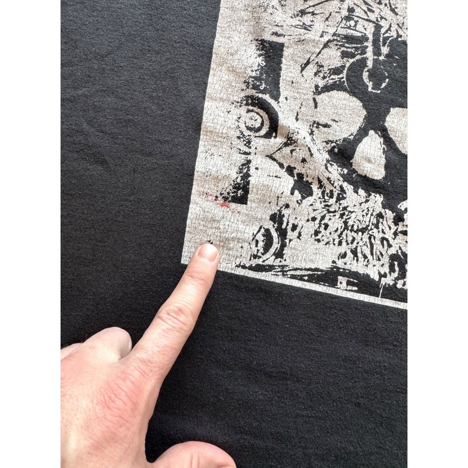 Vintage VINTAGE 90s Christ On Parade T Shirt Sz L Anarcho-Punk Band Faction Econochrist Shirt Mens Black 1990s Punk Band Graphic Print Size US L / EU 52-54 / 3 - 4 Thumbnail