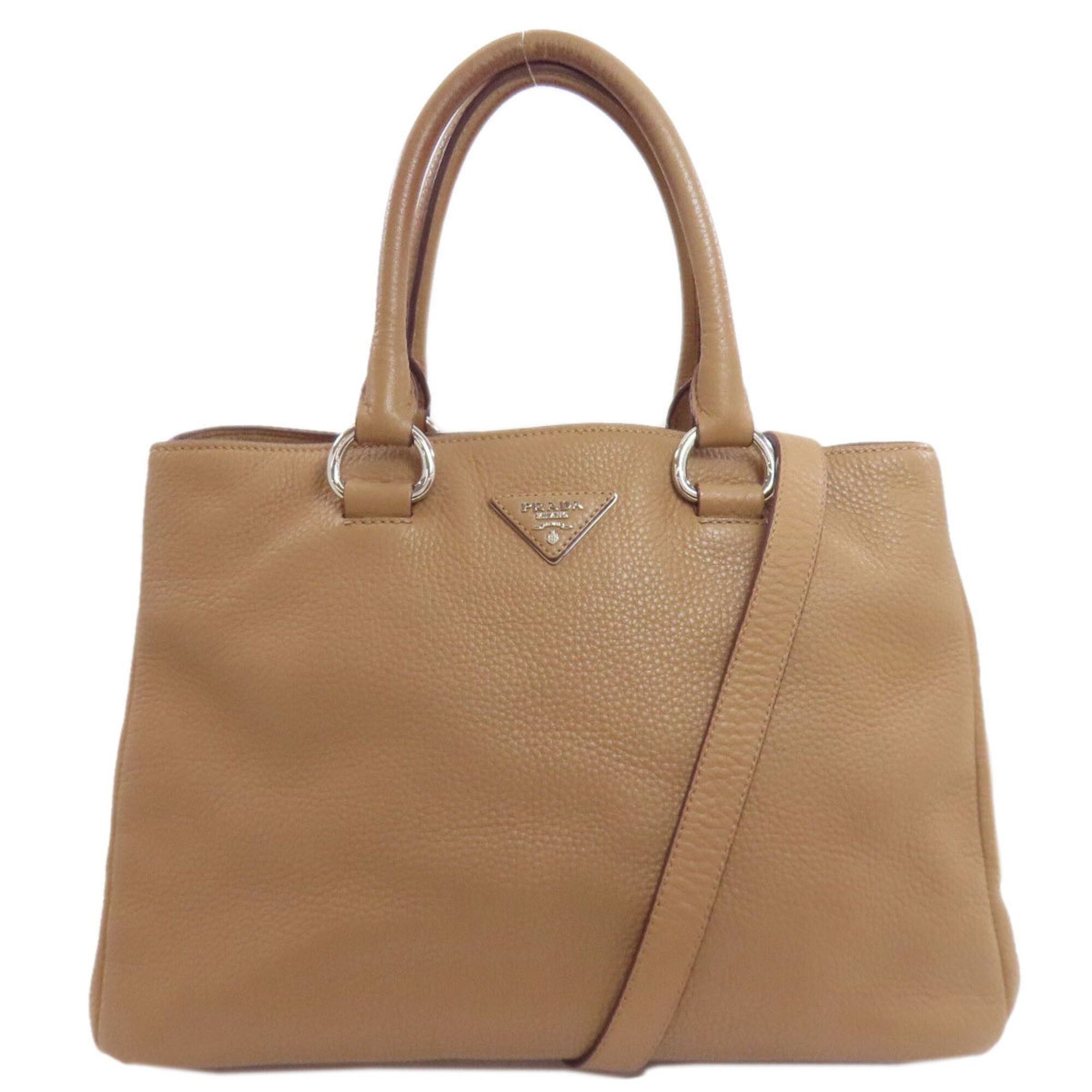 Prada Prada BN2579 2-Way Leather Handbag for Women Size ONE SIZE - 1 Thumbnail