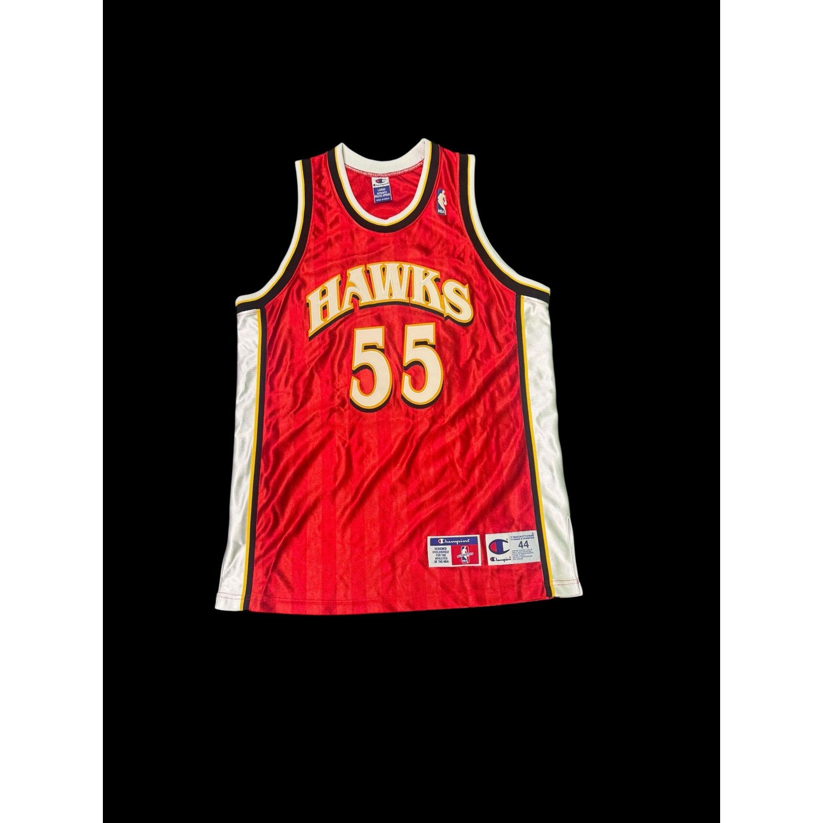 Champion Atlanta Hawks Jersey (Number 55) Size US L / EU 52-54 / 3 - 1 Thumbnail