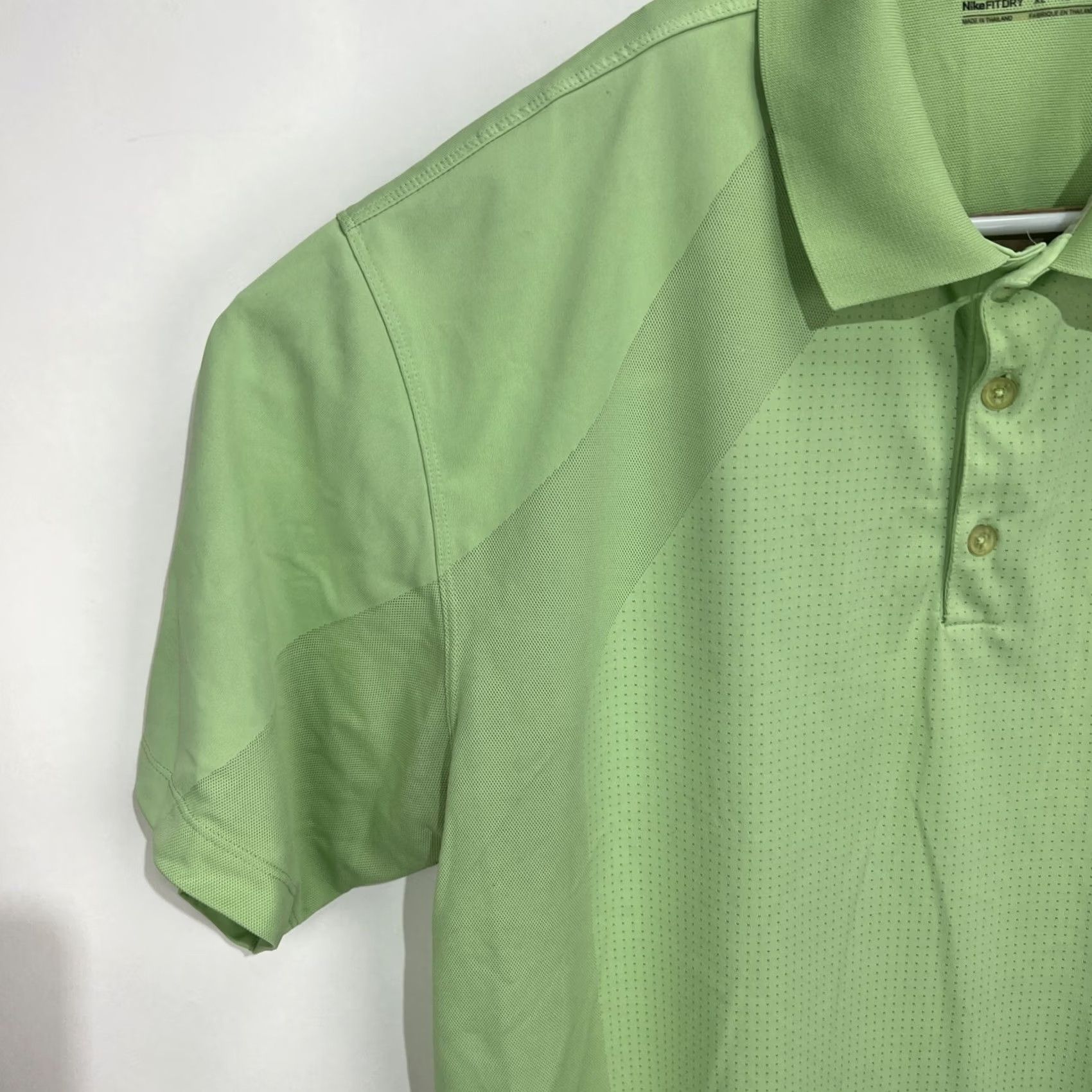 Nike Nike Golf Polo Shirt Short Sleeve Green XL Men Regular Dri-Fit Moisture Wicking Breathable Size US XL / EU 56 / 4 - 4 Thumbnail