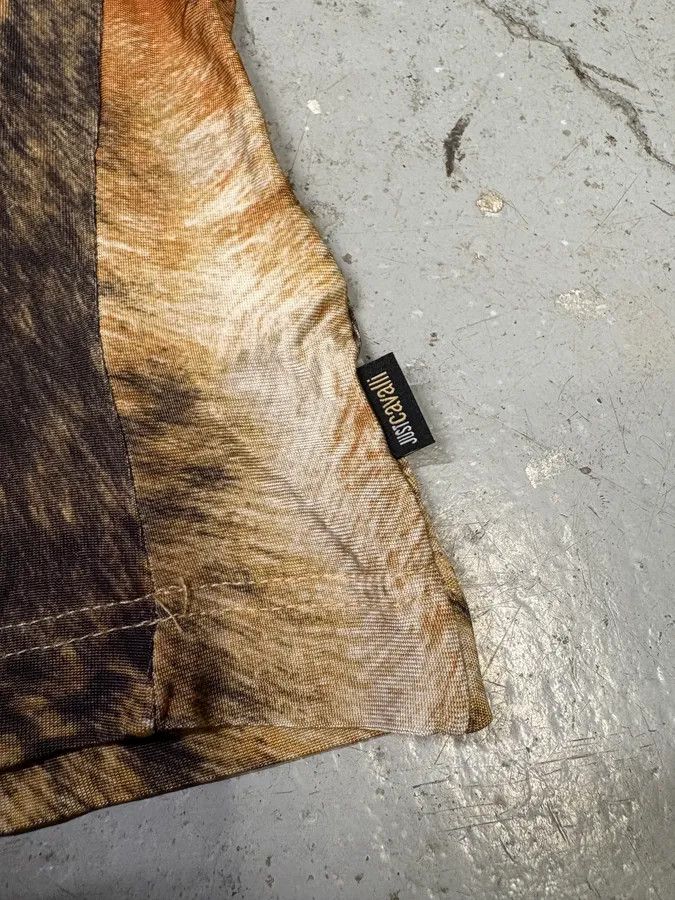 Just Cavalli × Vintage 2000s Cavalli Fur Effect Savage Top Size M / US 6-8 / IT 42-44 - 8 Thumbnail