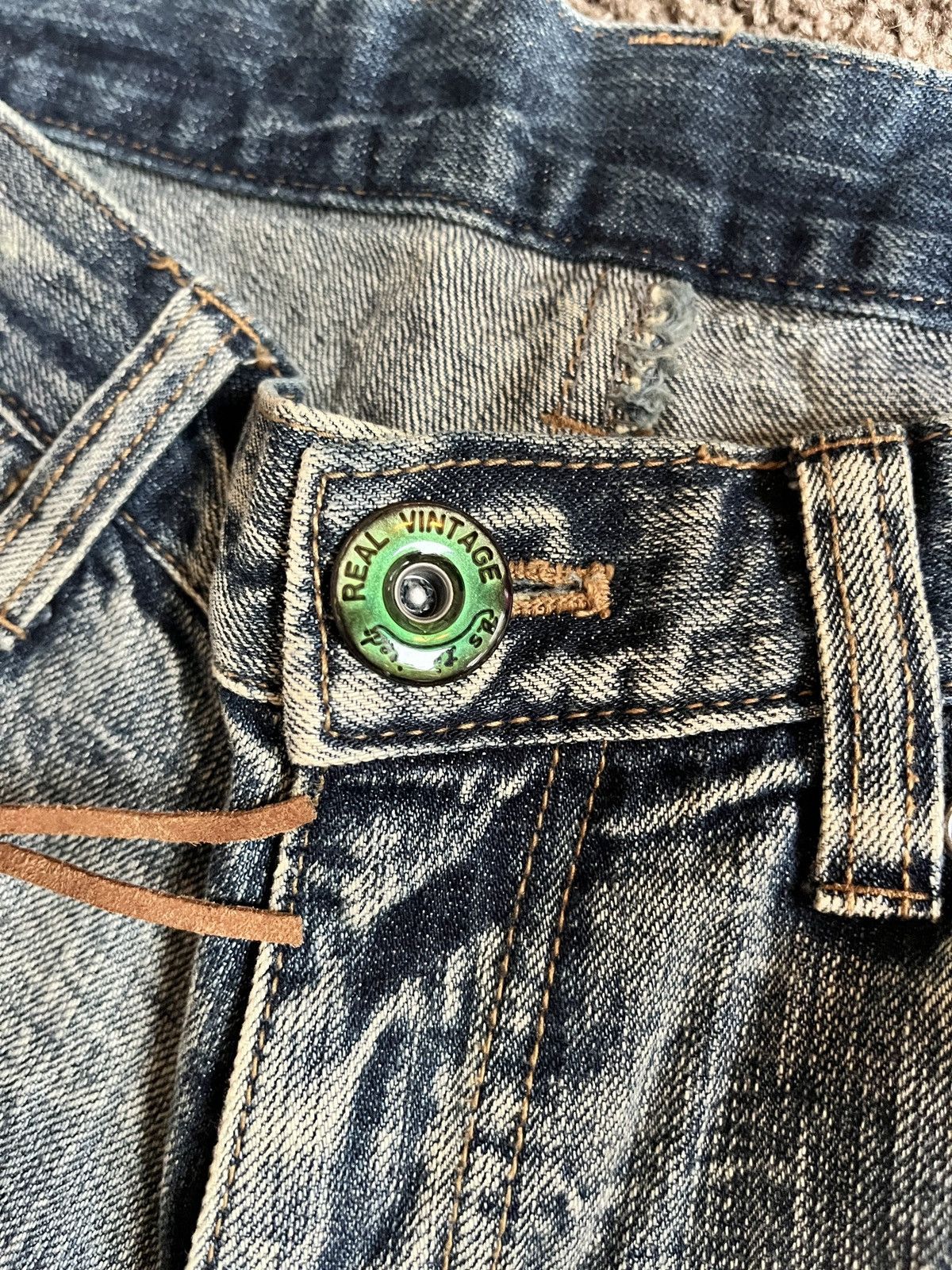 If Six Was Nine × Japanese Brand B. S Limited Real Vintage Blue Wash Jeans Bootcut Size US 31 - 8 Thumbnail