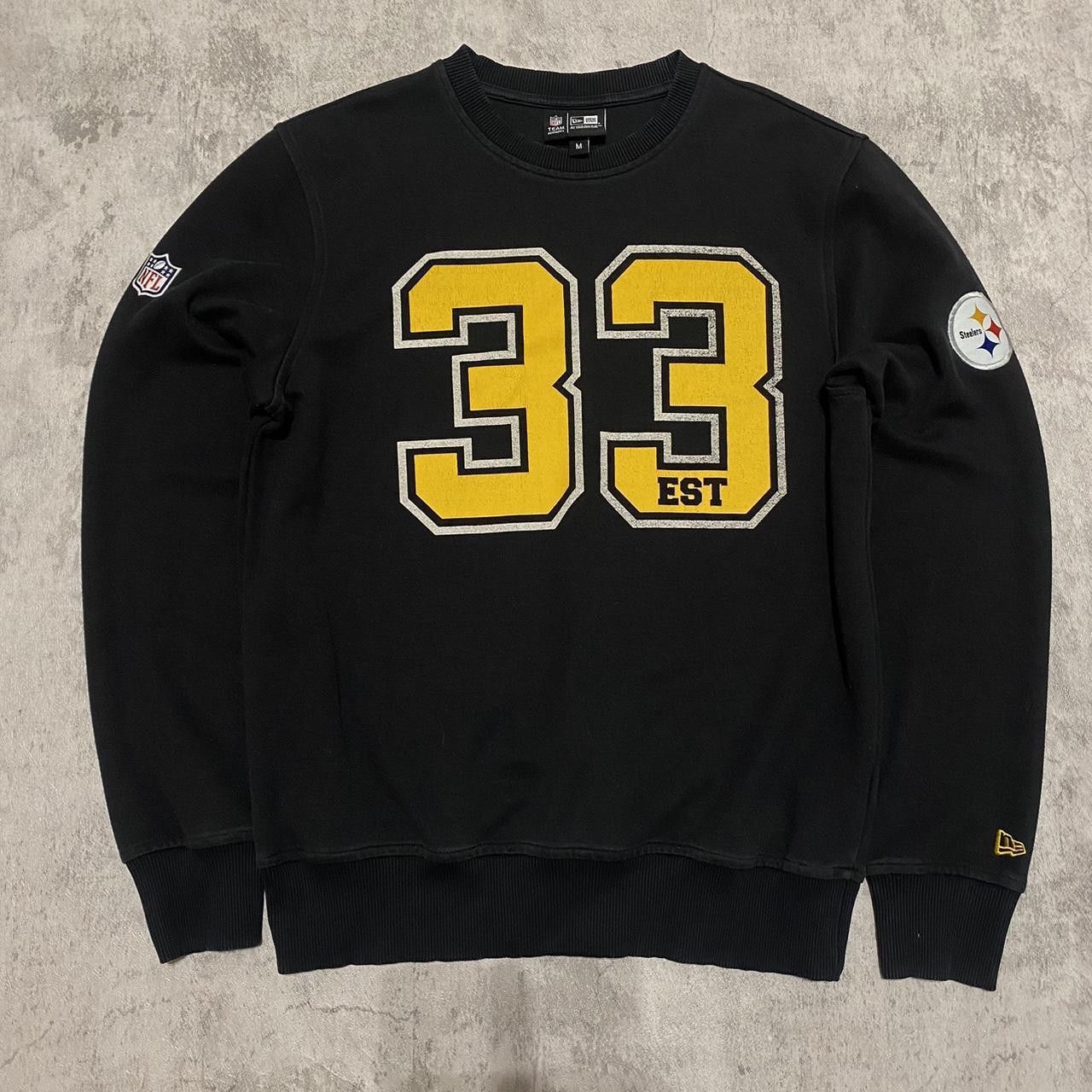 NFL Black and yellow Stealers New Era sweatshirt Size US M / EU 48-50 / 2 - 1 Thumbnail