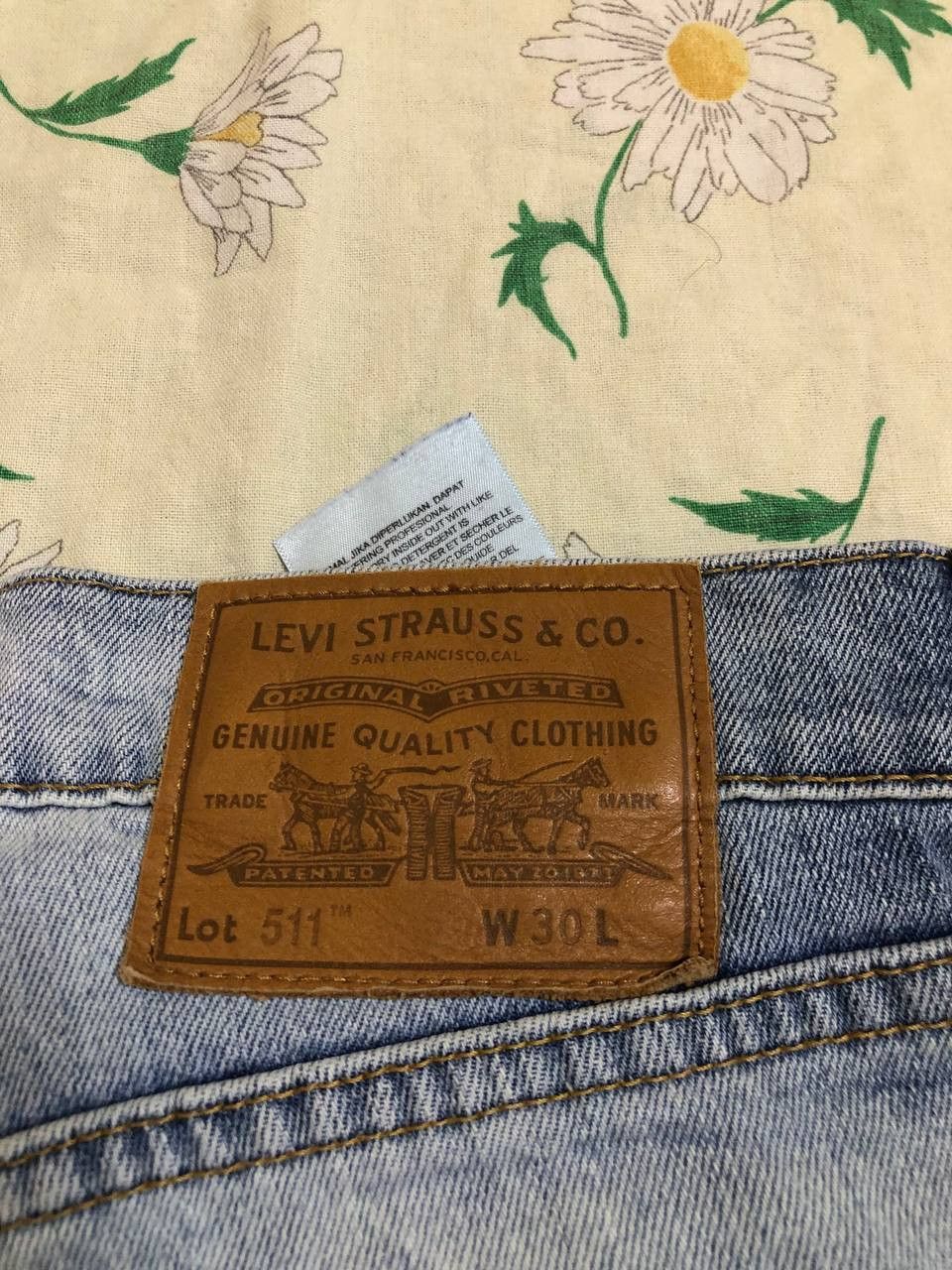 Levi's Levi's 511 Denim Jean Shorts Loose Rugged Work Wear Blue Size US 30 / EU 46 - 15 Thumbnail