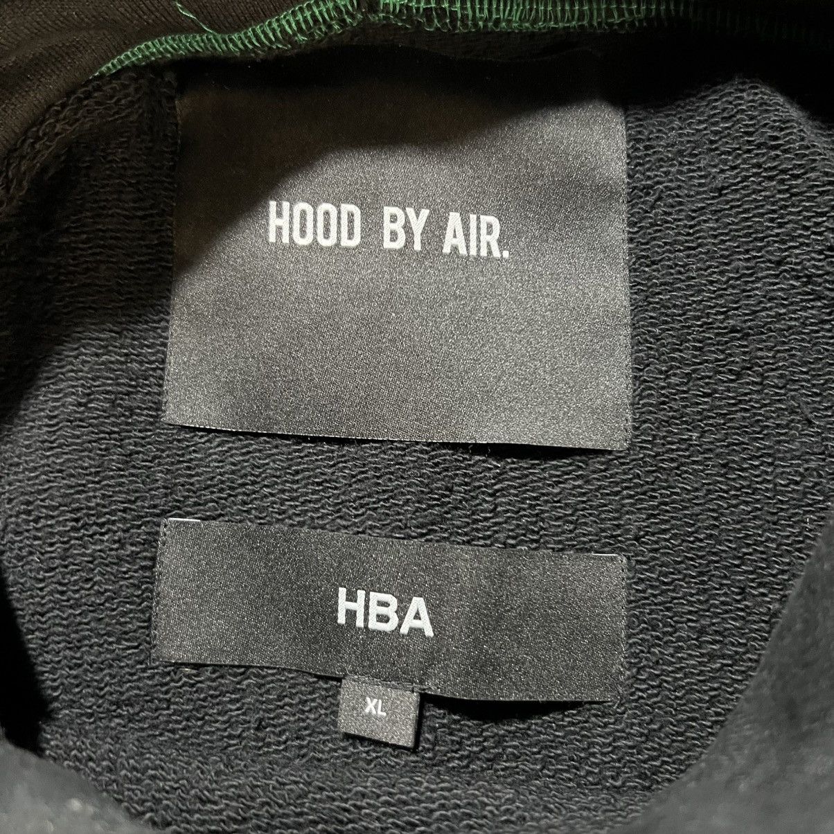 Hood By Air Hood by Air Oversized Hoodie Double Sided Reversible Black Size US XL / EU 56 / 4 - 10 Thumbnail