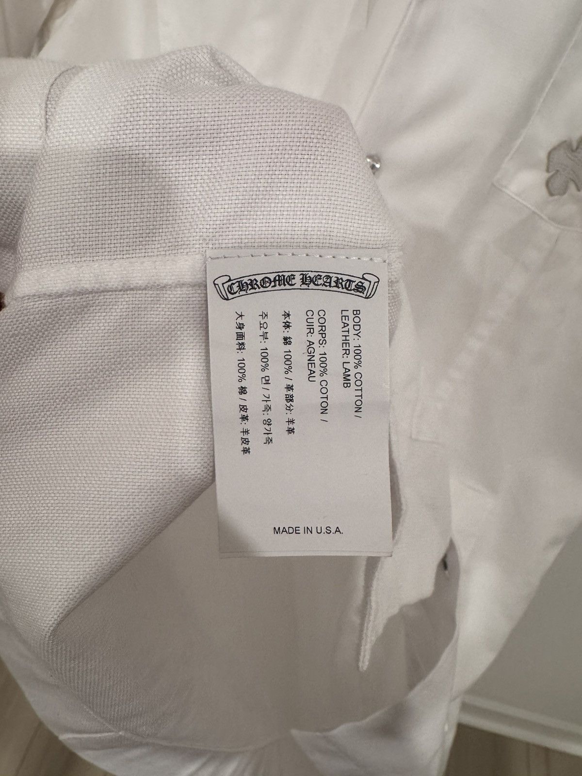 Chrome Hearts Chrome Hearts Cuban Guayabera Size US M / EU 48-50 / 2 - 8 Thumbnail