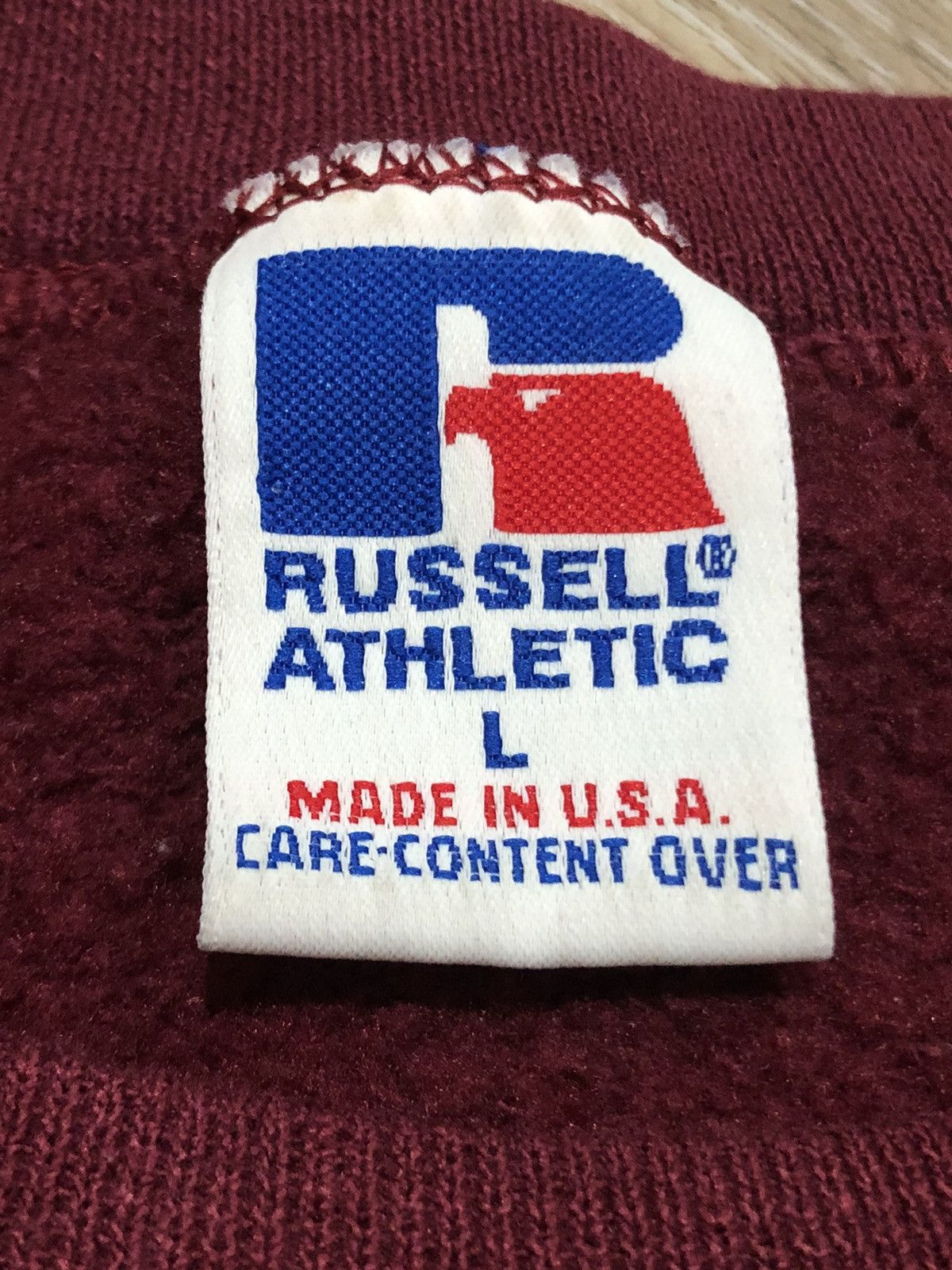 Russell Athletic × Vintage Vtg 90s Warriors Football Coach Russell Athletic Sweatshirt Size US L / EU 52-54 / 3 - 4 Thumbnail