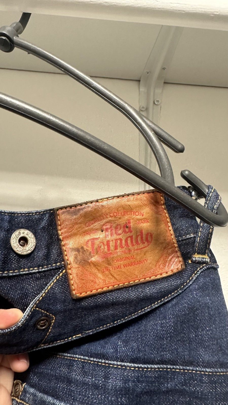 Other Red Tornado Blacksmith Buckle Back Jeans 16.5oz Raw Selvedge Size US 30 / EU 46 - 10 Thumbnail