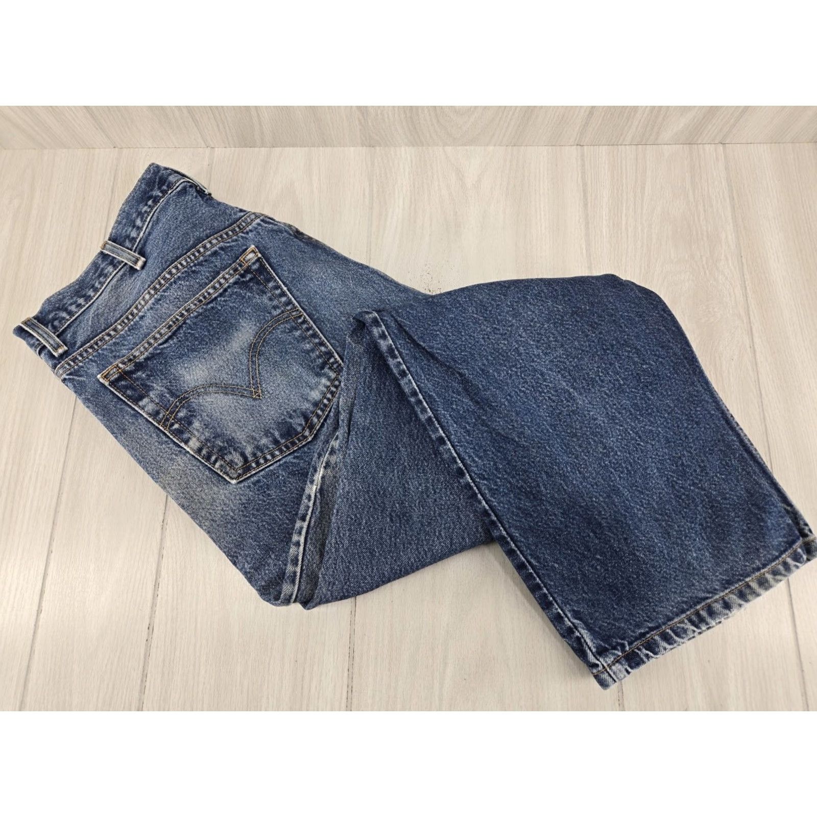 Levi's Levi's 505 Regular Fit Jeans Mens 38 X 32 Blue Denim Levi's 505 Jeans Men Regular Size 38 Size US 38 / EU 54 - 5 Thumbnail