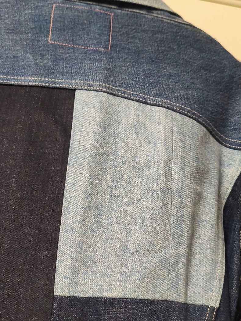 Acne Studios acne studios Color matching denim jacket 2503-Nextarrow Size US S / EU 44-46 / 1 - 7 Thumbnail