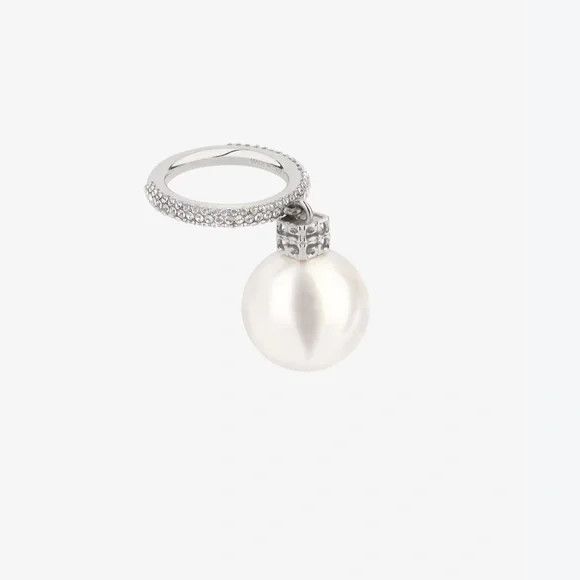 Givenchy Givenchy Pearl Ring In Metal With Crystals - NEW WITH TAGS Size ONE SIZE - 3 Thumbnail