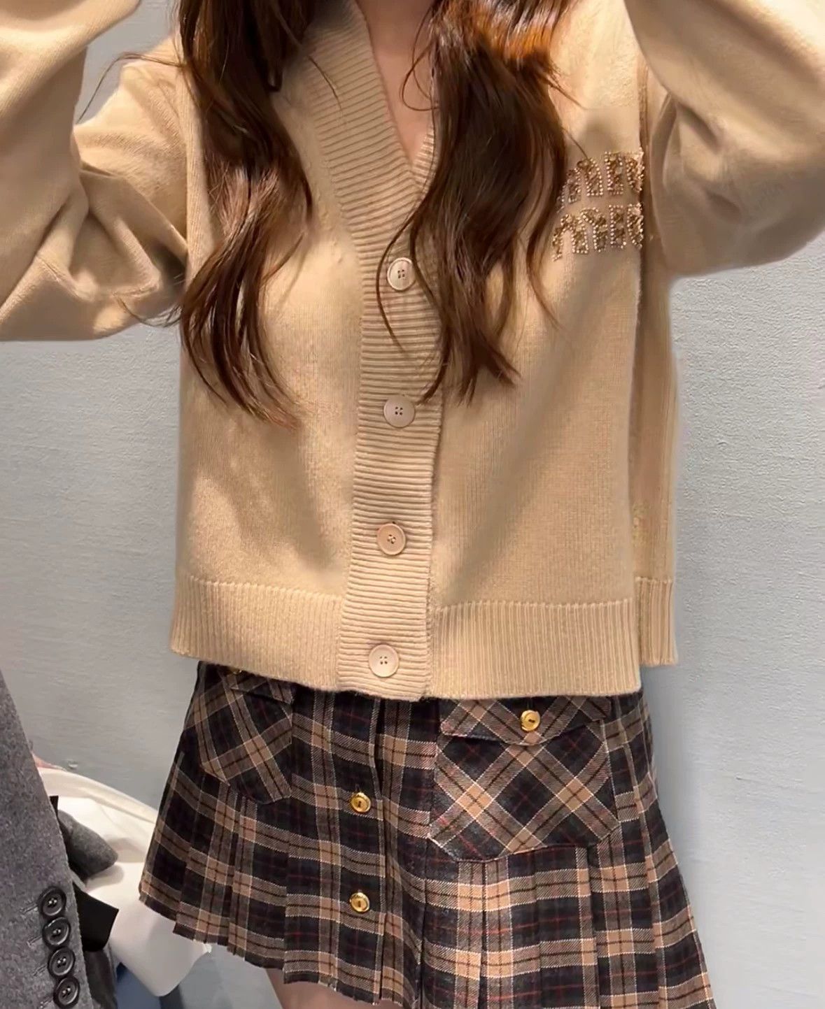 Miu Miu MIU MIU New Wool Plaid Mini Skirt 38 New With Tags Size 26" / US 2 / IT 38 - 8 Thumbnail