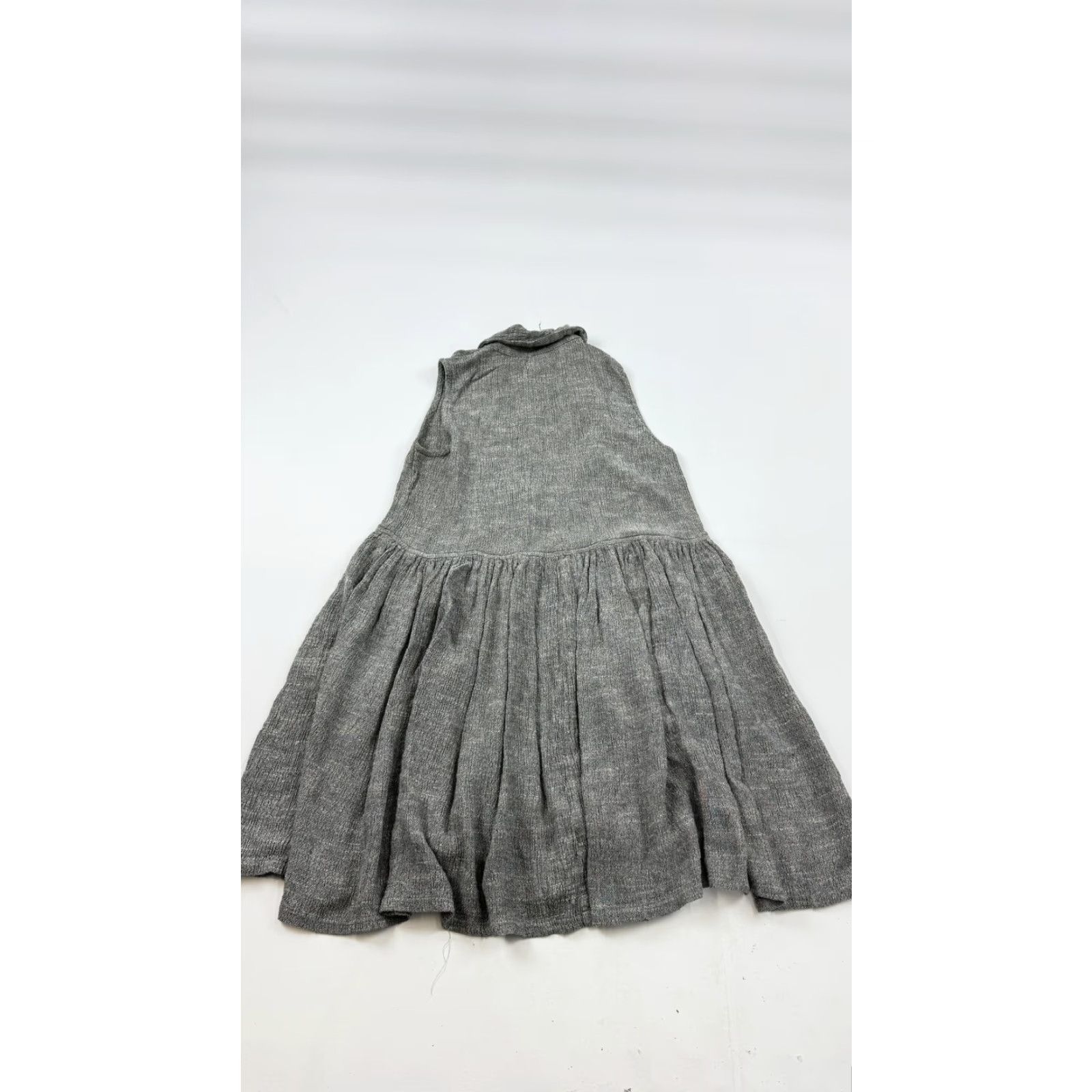 Vintage Otis & Maclain Dress Womens XS Gray Sleeveless Collared Button Front Pockets Casual Solid Size XS / US 0-2 / IT 36-38 - 5 Thumbnail