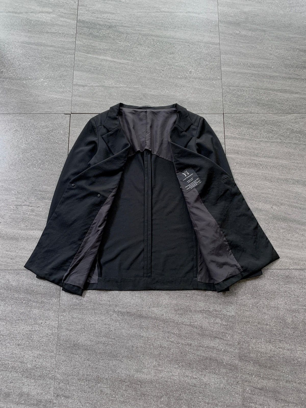 Yohji Yamamoto FREE TAX! Ys Minimalist Wool Blazer Jacket Size US S / EU 44-46 / 1 - 4 Thumbnail