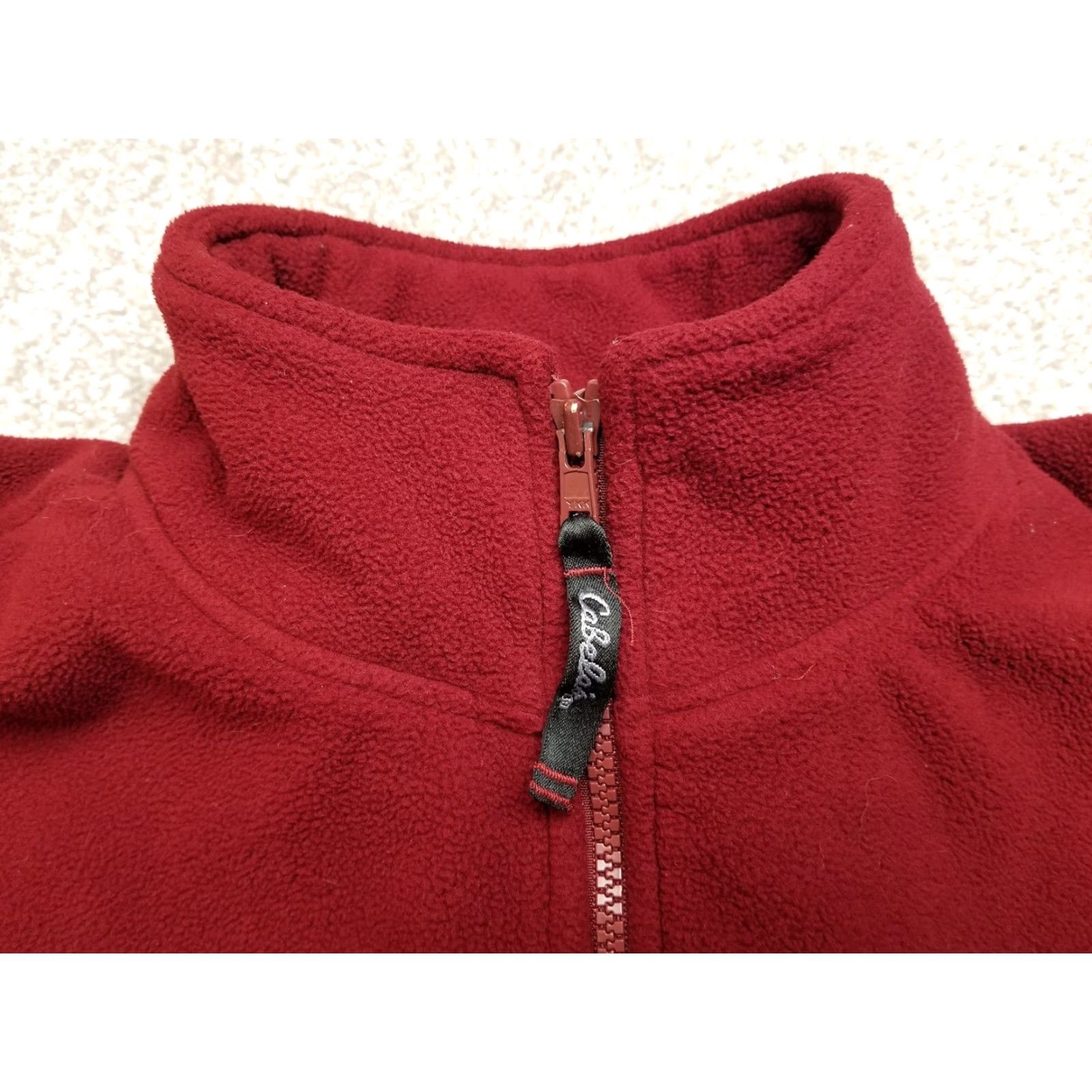 Vintage VINTAGE Cabela's Jacket Mens M Red Polartec Zip 100% Polyester Fleece - Full Zip Outdoor Hiking, Walking Men Size US M / EU 48-50 / 2 - 4 Thumbnail