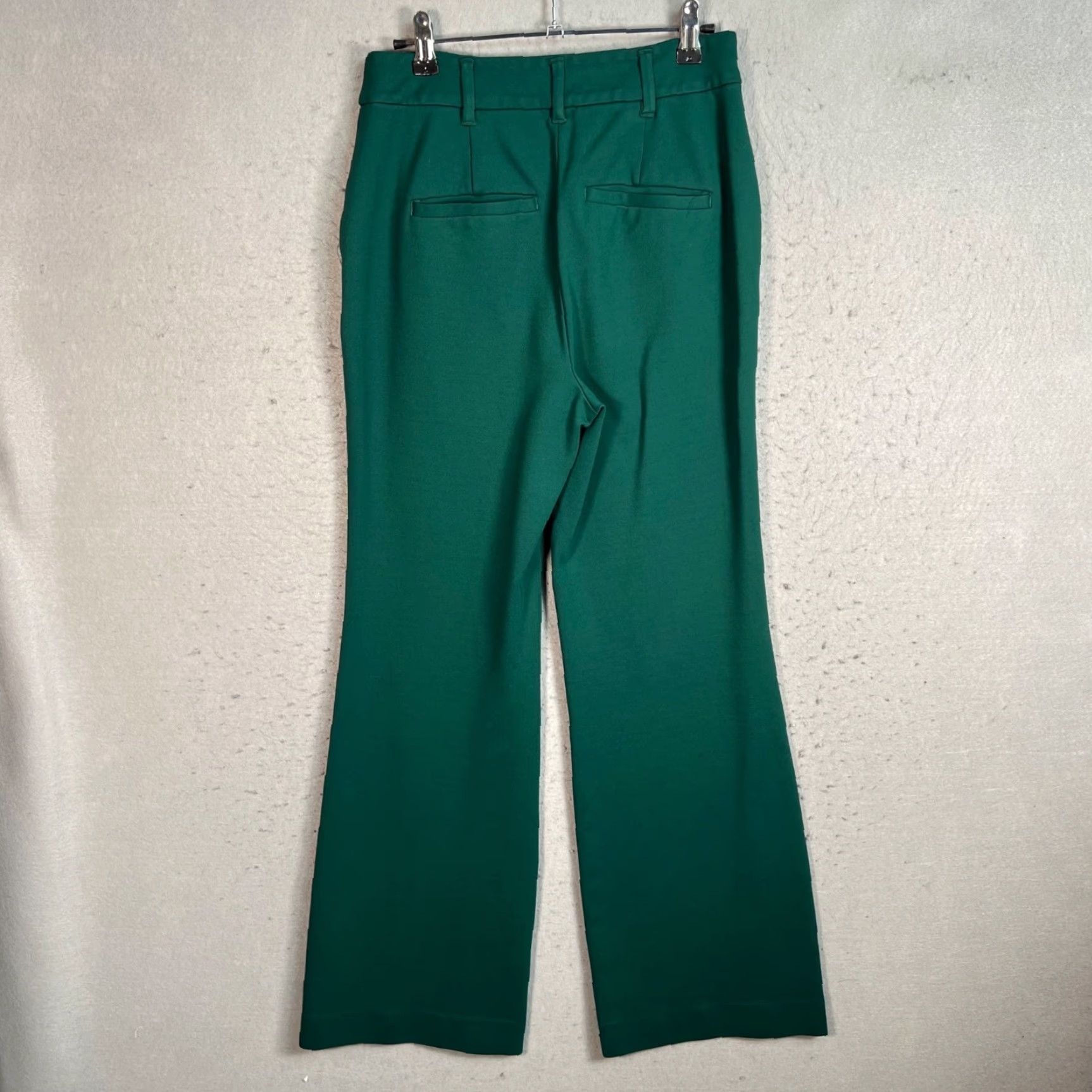 Boden Boden Womens Size 4R Green Dress Pants Trousers Wide Flare Leg Size 27" / US 4 / IT 40 - 2 Thumbnail