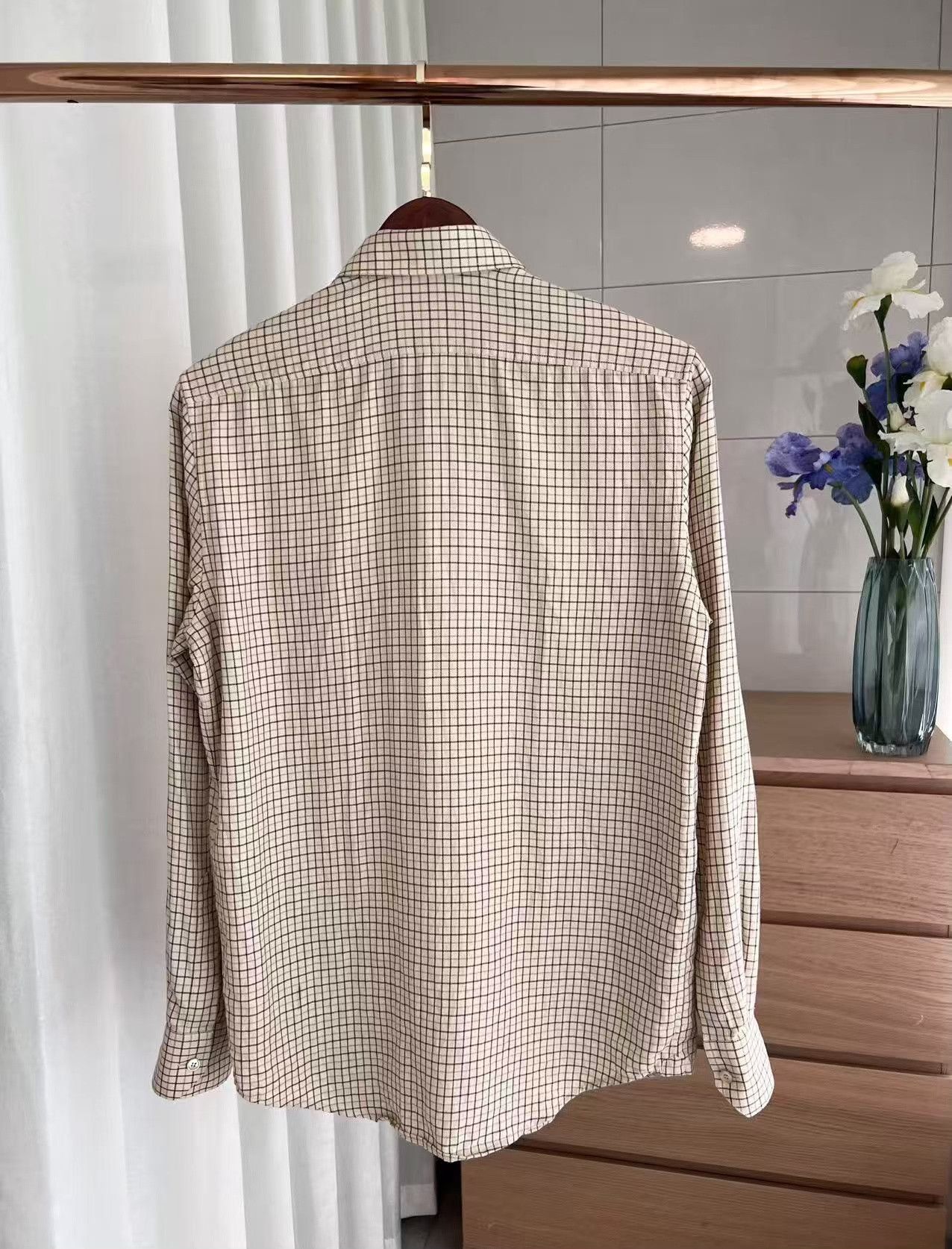 Celine Celine Men's Plaid Shirt Size 37 Size US M / EU 48-50 / 2 - 3 Thumbnail