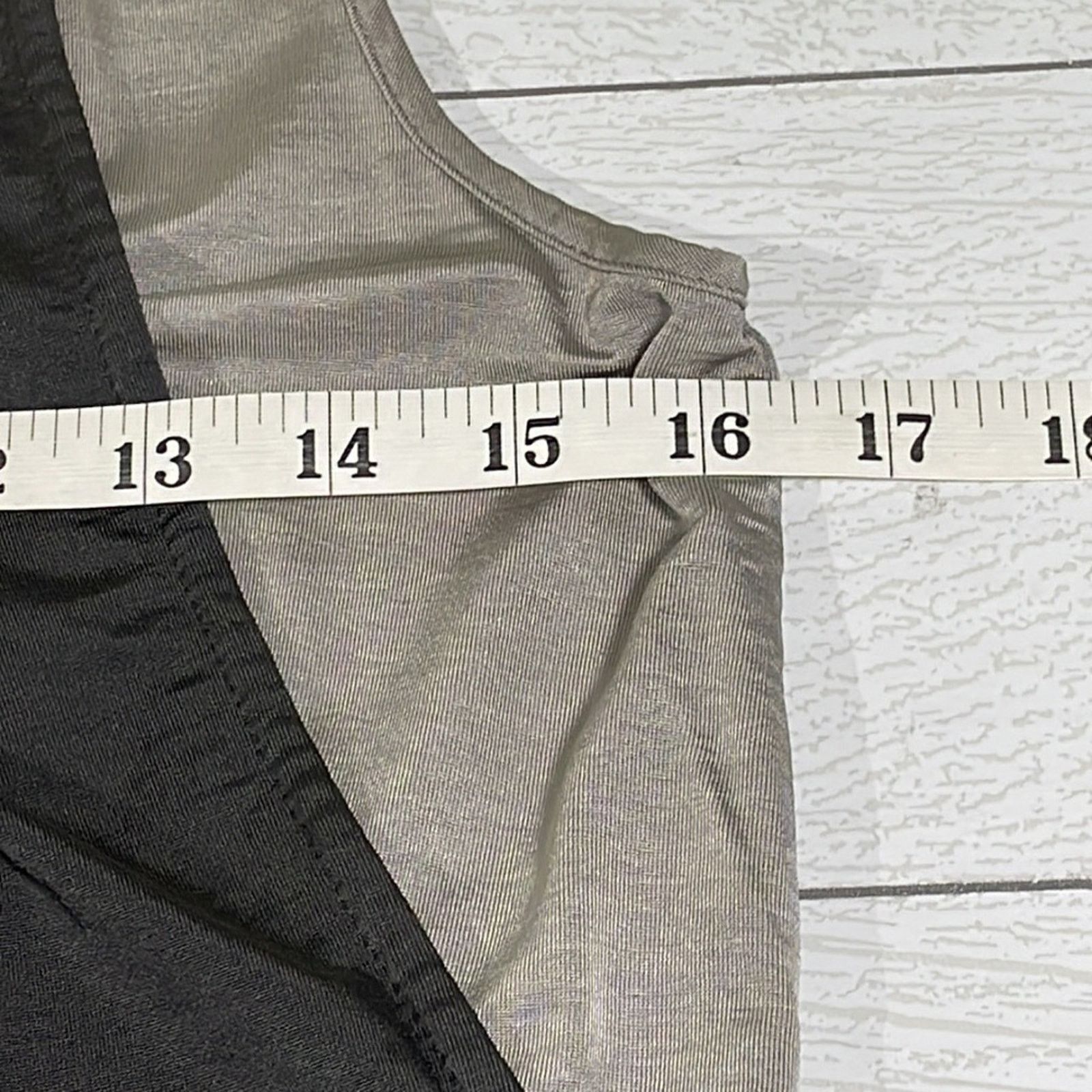 Zara ZARA Basic Small Layered Gray Tank Top Charcoal Light Gray Size S / US 4 / IT 40 - 3 Thumbnail