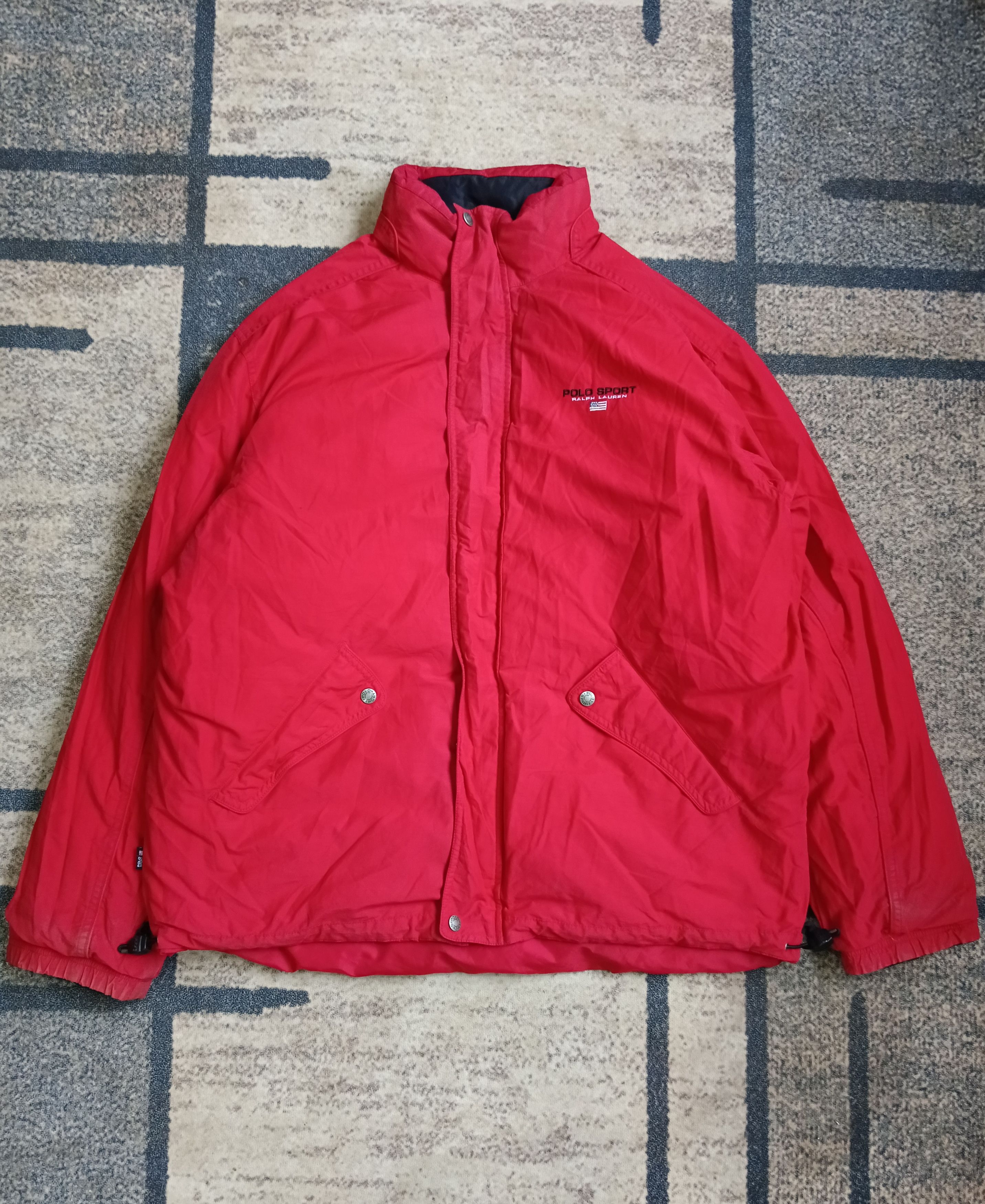 Polo Ralph Lauren POLO SPORT 90s REVERSIBLE PUFFER JACKET Size US L / EU 52-54 / 3 - 6 Thumbnail