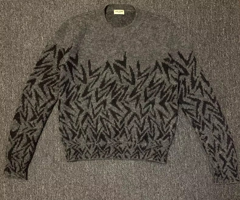 Saint Laurent Paris Saint Laurent Wool Mohair Blend Sweater-yf Size US XS / EU 42 / 0 - 1 Thumbnail