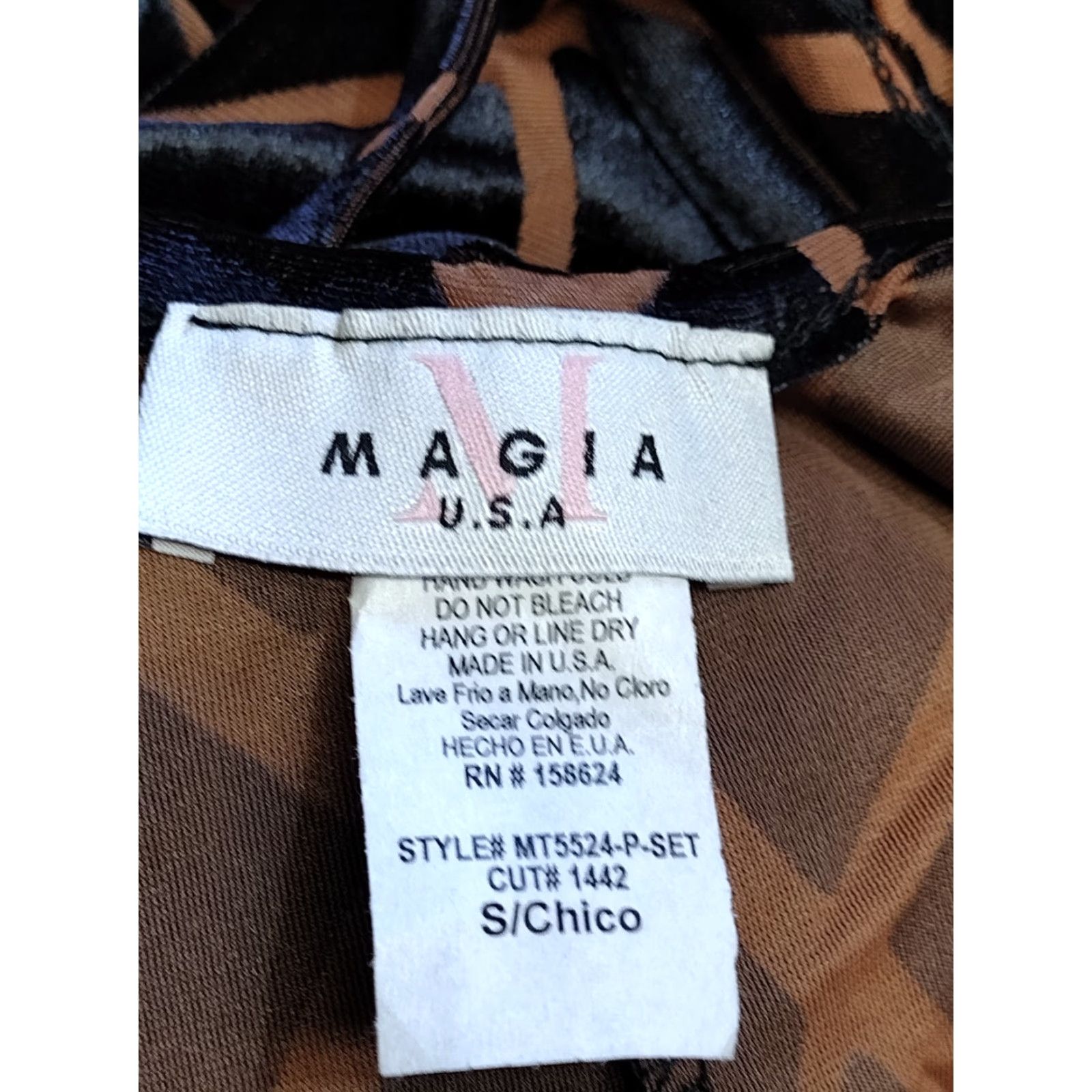 Velvet MAGIA Women's Catsuit Velvet Semi Sheer Jumpsuit Halter Spaghetti Straps Slim Fit Black/Gold One-Piece S - Velvet Bodysuit Size S / US 4 / IT 40 - 6 Thumbnail