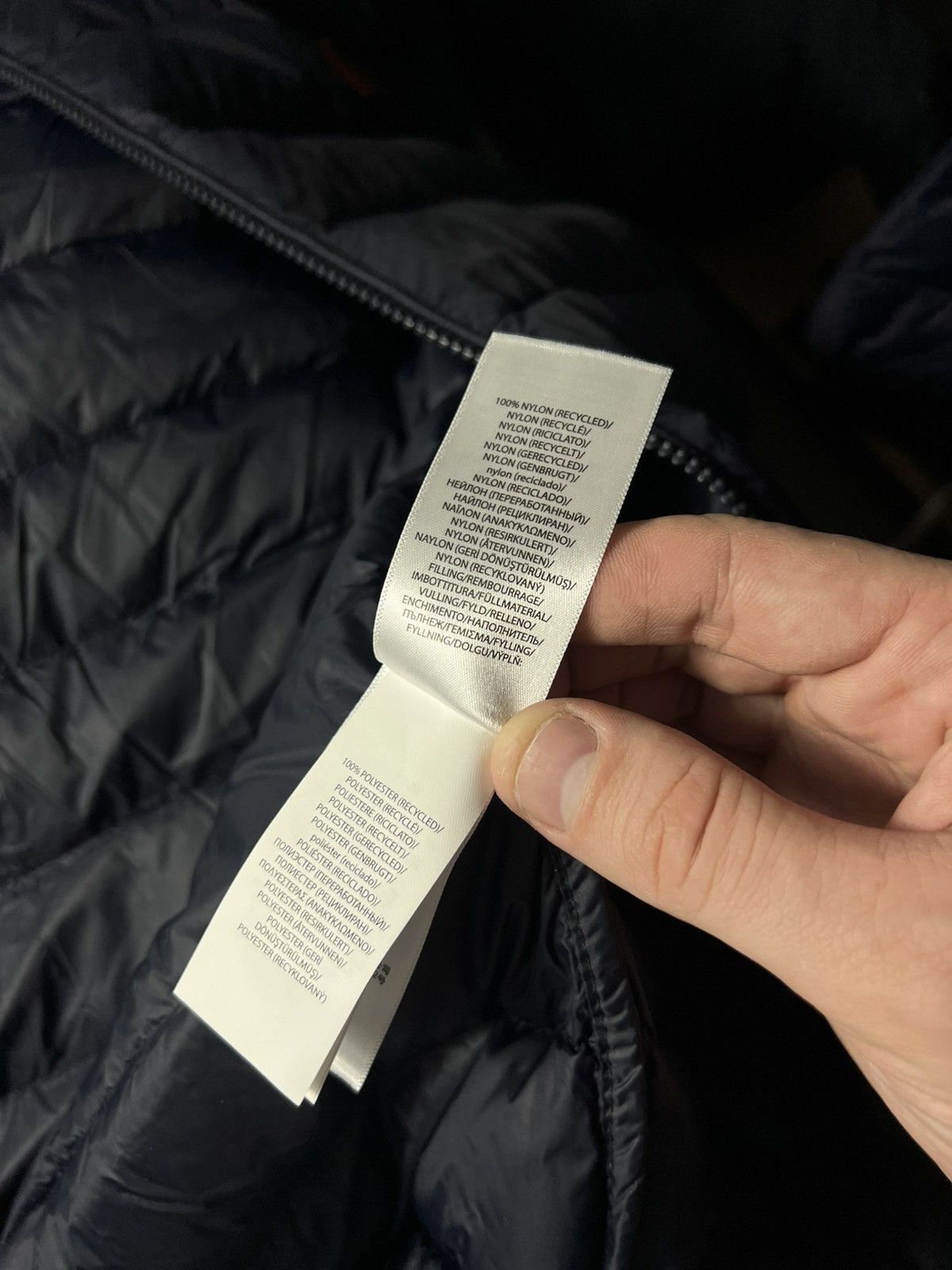 Polo Ralph Lauren Polo Ralph Lauren Navy Water Repellent Hooded Puffer Jacket Size US L / EU 52-54 / 3 - 14 Thumbnail