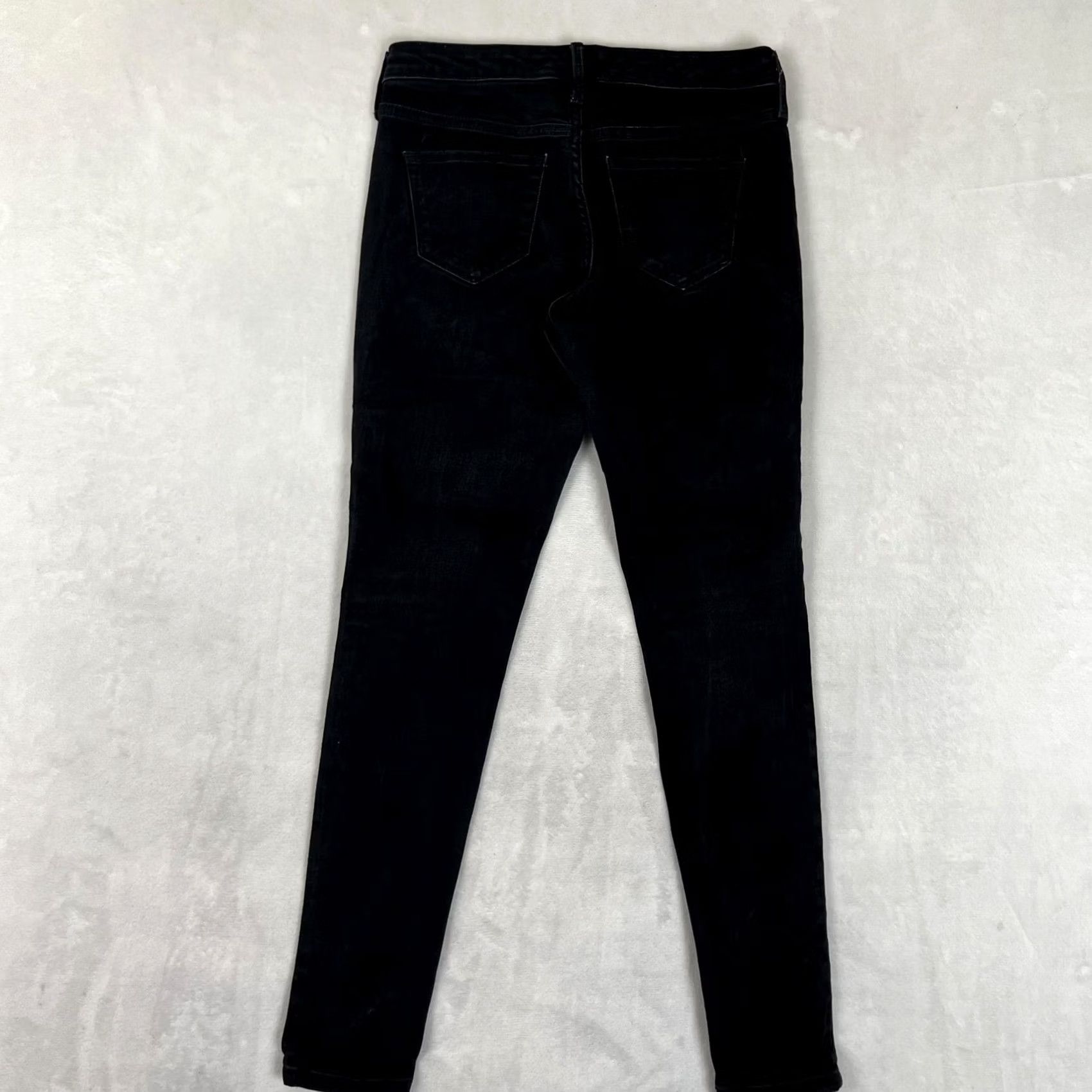 Mossimo Mossimo Skinny Jeans Womens 00/S Black Charcoal Wash Stretch Denim Y2K Size 24" / US 00 / IT 34 - 5 Thumbnail