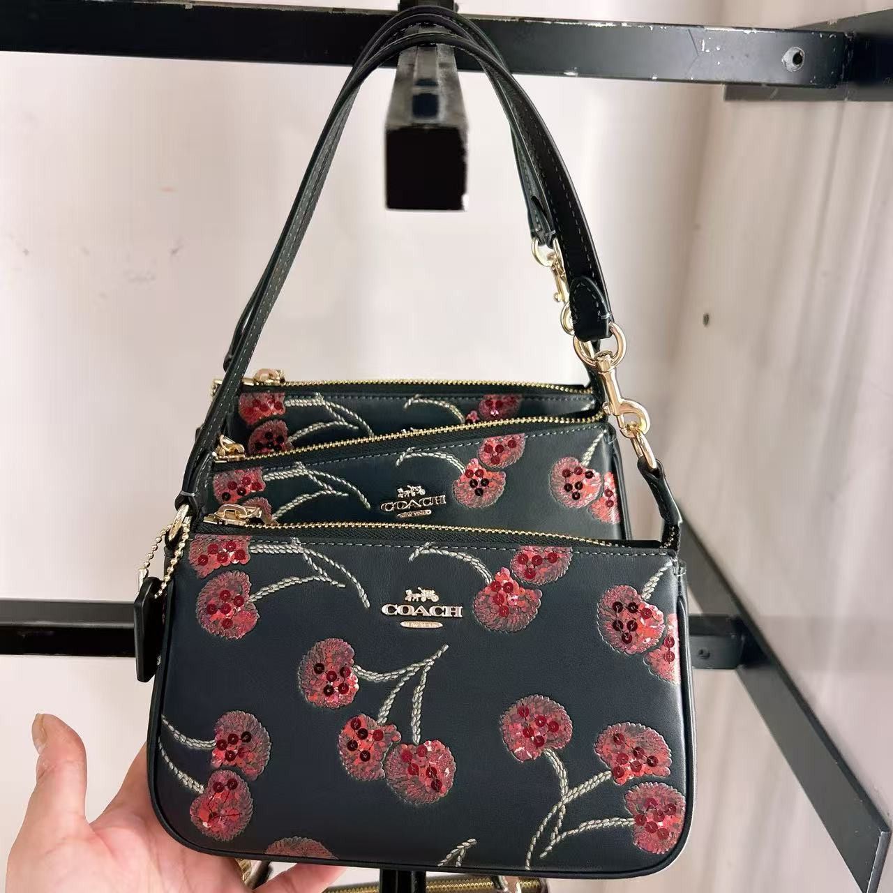 Coach Nolita 19 With Cherry Print CCZ21 Size ONE SIZE - 3 Thumbnail