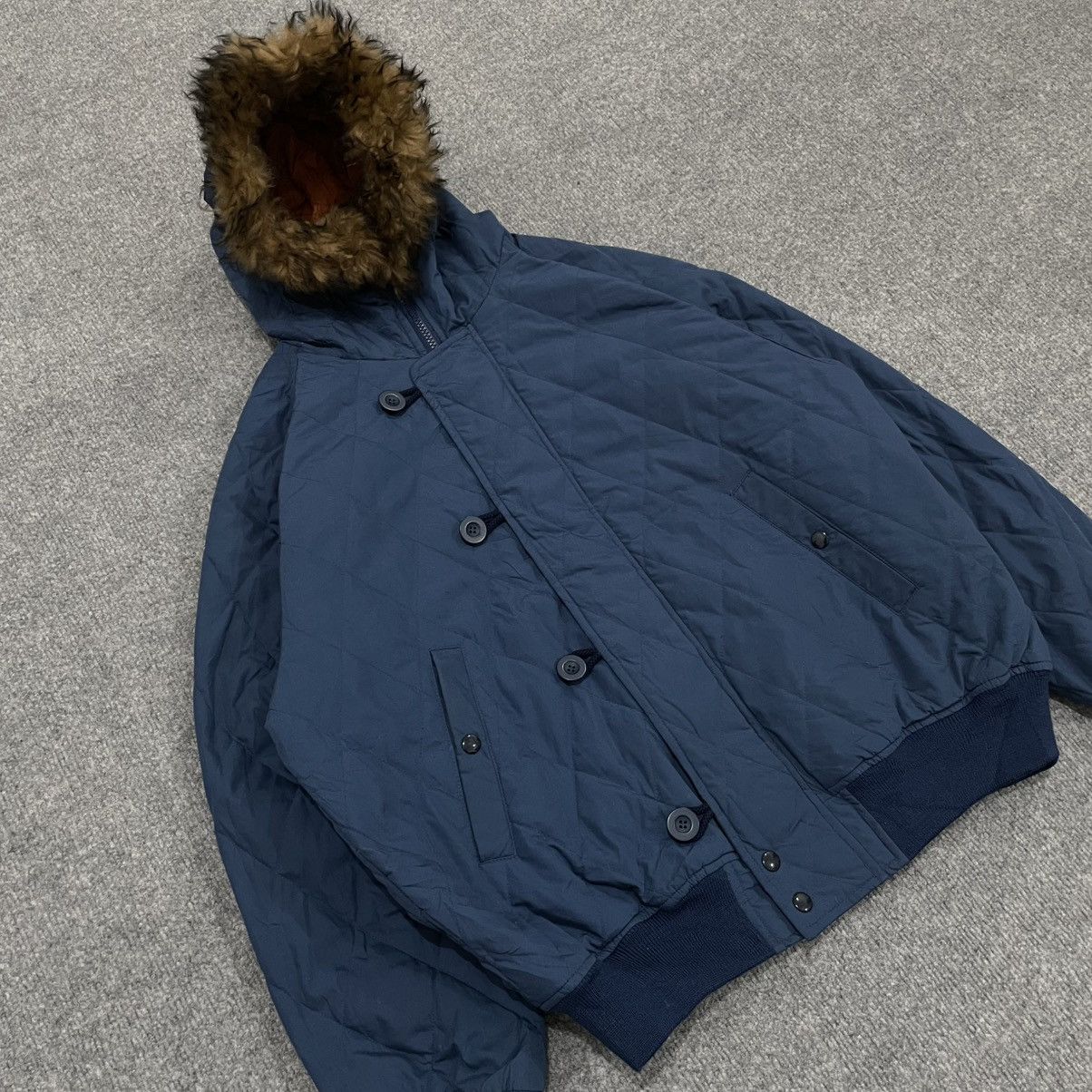 Japanese Brand Vintage Global News N-2B Style Fur Hood Jacket i6w9 Size US M / EU 48-50 / 2 - 2 Thumbnail