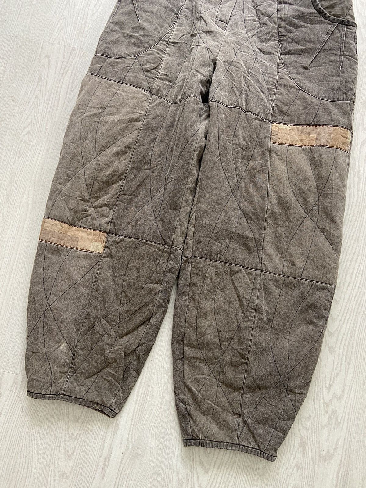 Japanese Brand × Vintage Vintage 1990’s Alien Military Wide Balloon Pants Size US 30 / EU 46 - 3 Thumbnail