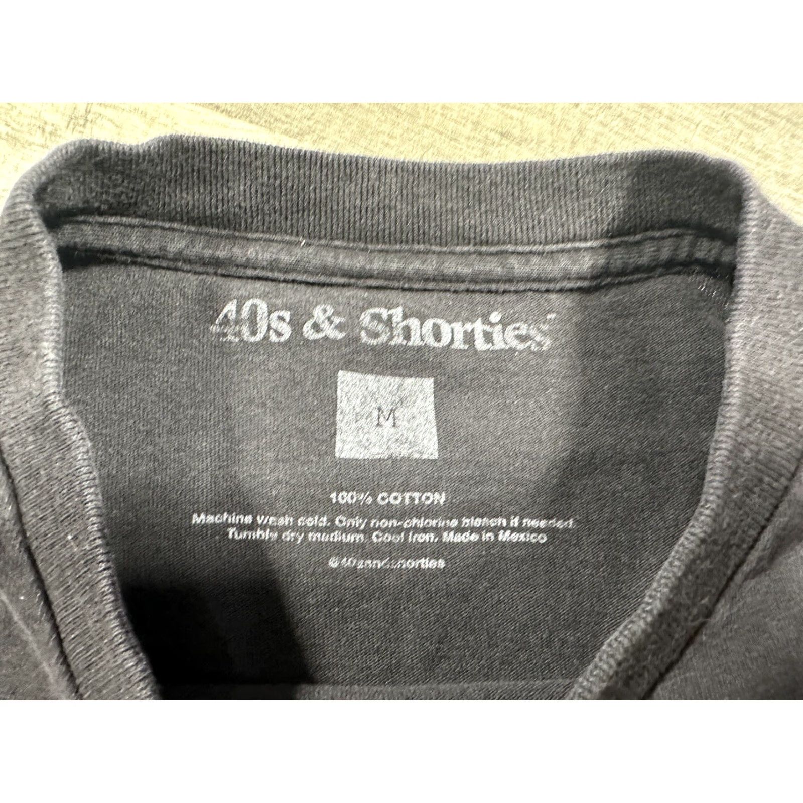 Vintage 40s & Shorties Bandana Box Logo T-Shirt Men’s Medium Black Size US M / EU 48-50 / 2 - 3 Thumbnail