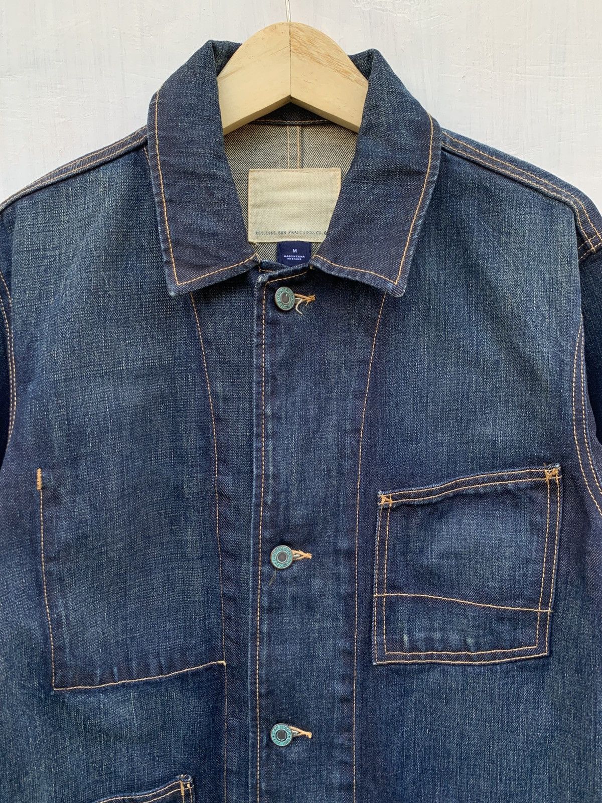 Gap Vintage FALL 2003 GAP chore denim jacket Size US M / EU 48-50 / 2 - 4 Thumbnail