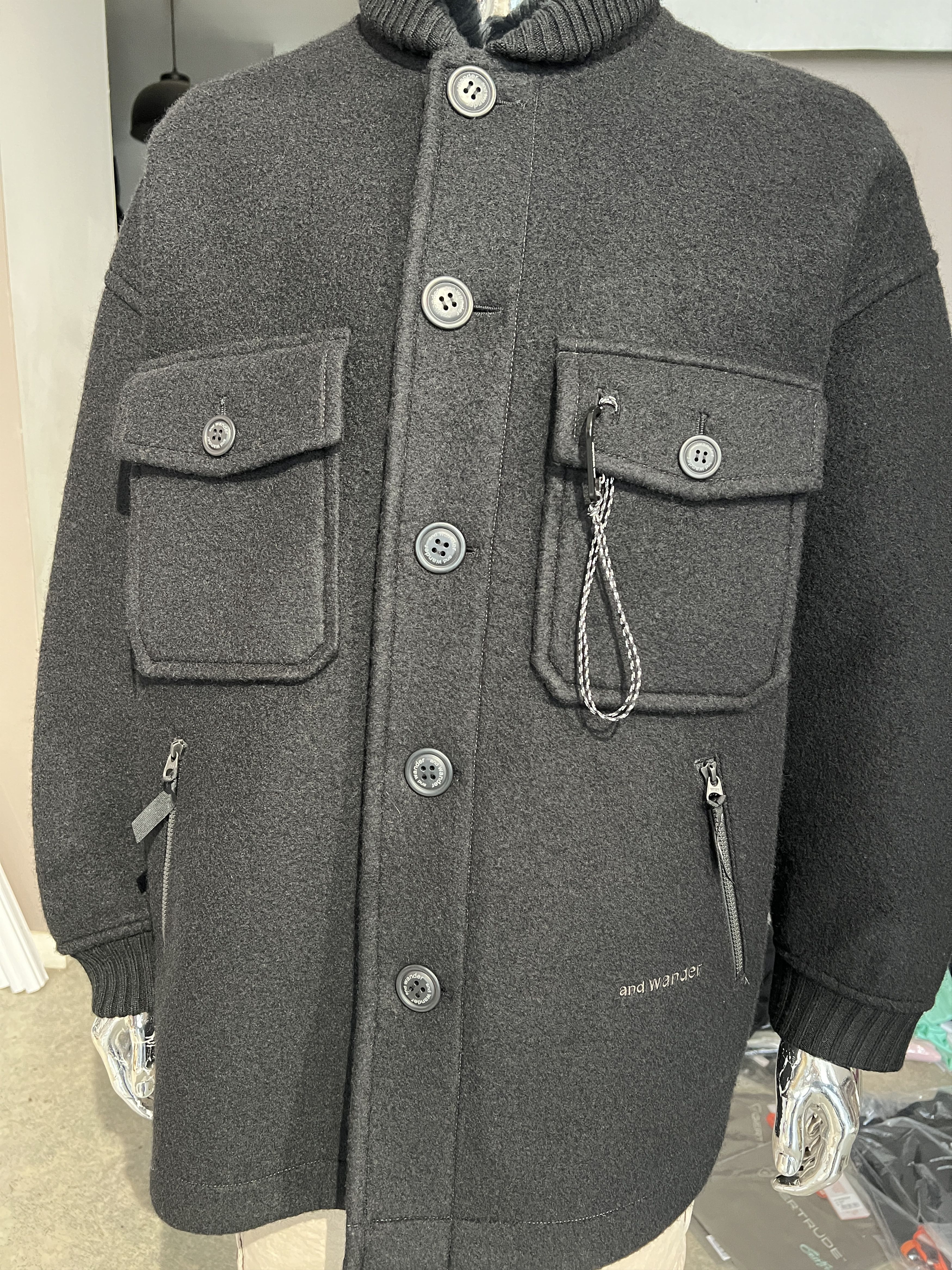 And Wander And wander wool coat Size US M / EU 48-50 / 2 - 1 Thumbnail