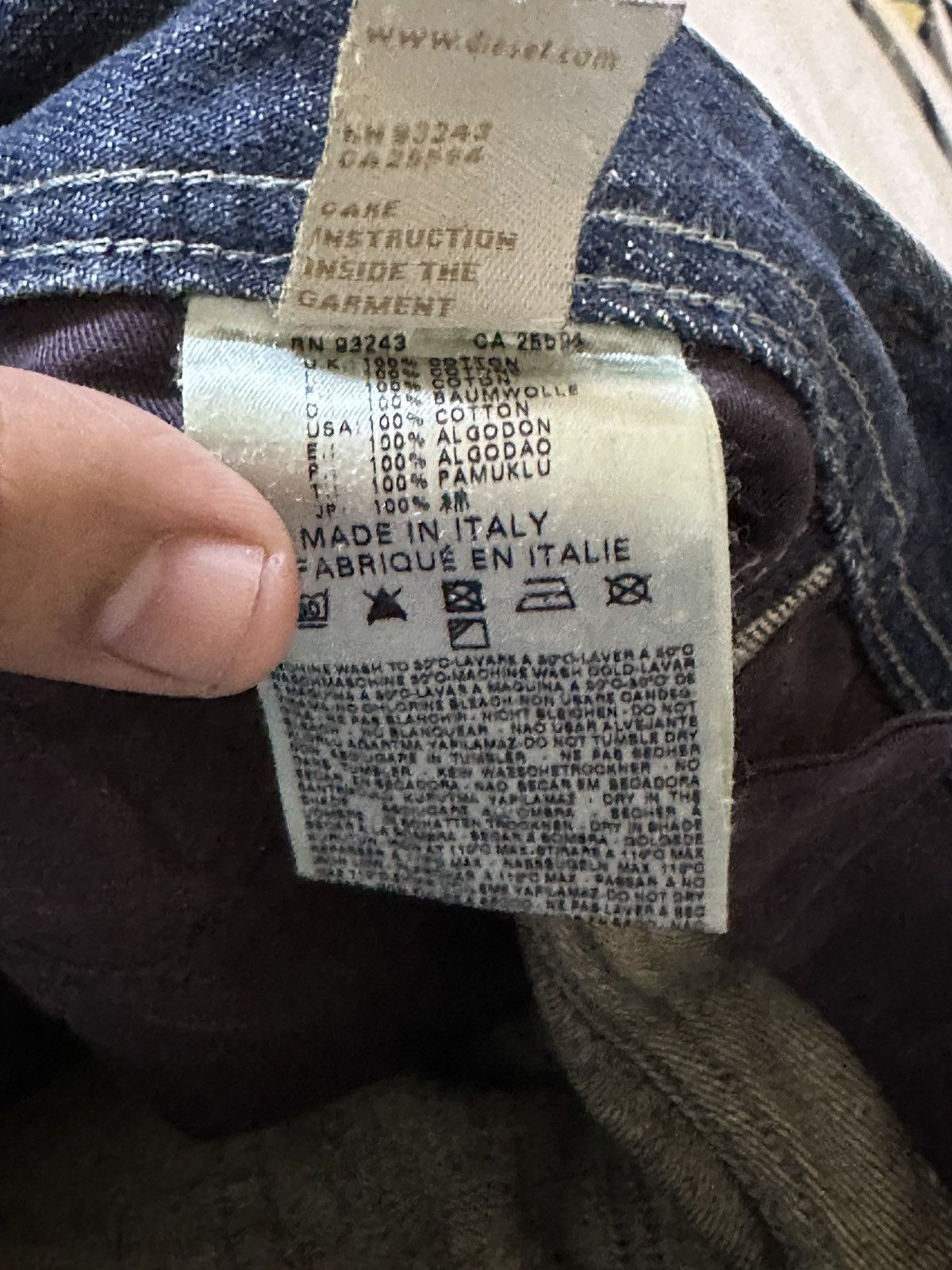 Diesel Vintage Diesel Safado Mudwash Grunge Denim Size US 32 / EU 48 - 9 Thumbnail
